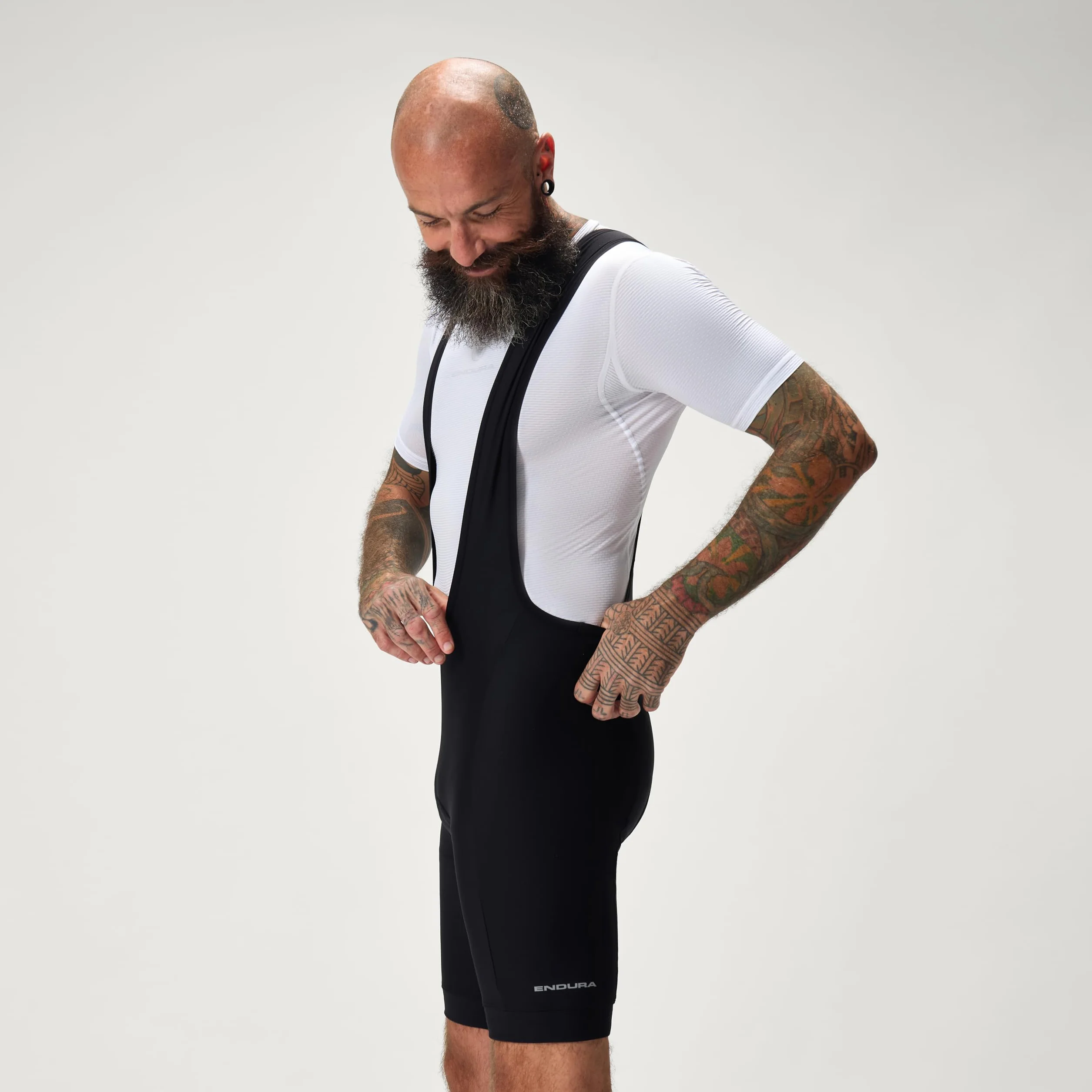Endura Xtract Gel Cycling Bibshorts II Padded Long Distance Moisture Wicking Men's