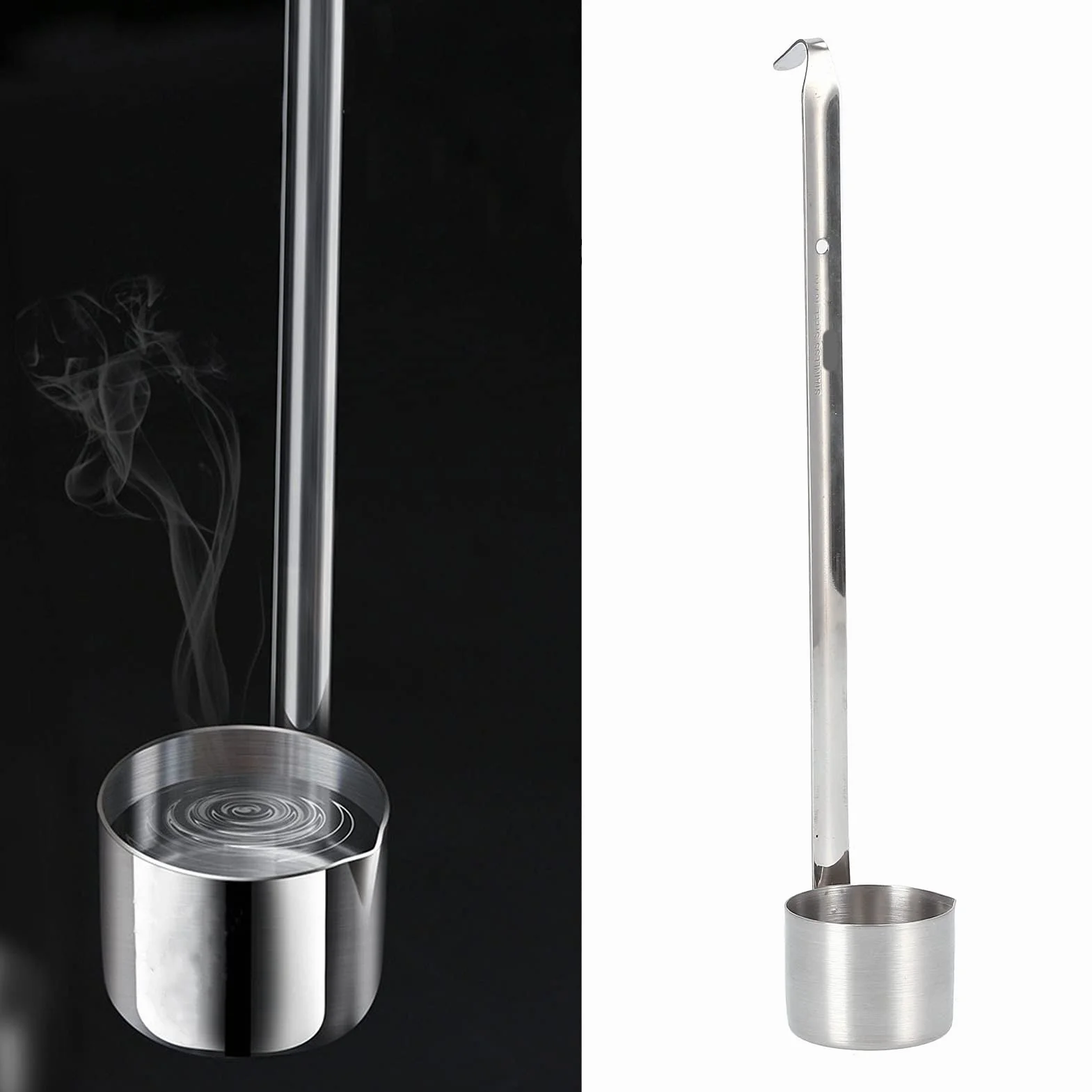 Chochla Do Wina, łyżka Ze Stali Nierdzewnej Czerpak Do Wina Długa Rączka Chochla Z Haczykiem, Miarka Chochla 25 Ml, 50 Ml, 125 Ml, 250 Ml, 500 Ml(125ML)