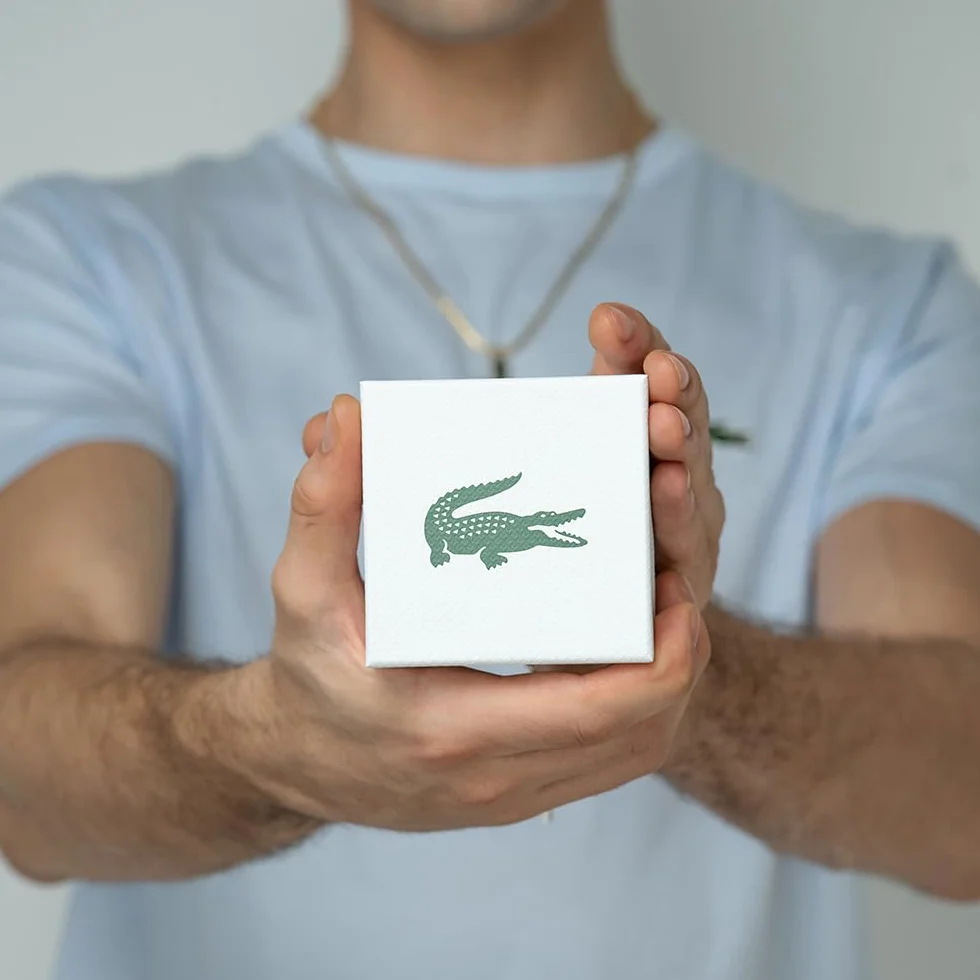 Lacoste Damski Analogowy Zegarek Kwarcowy z Silikonowym Paskiem 2001211, Biały