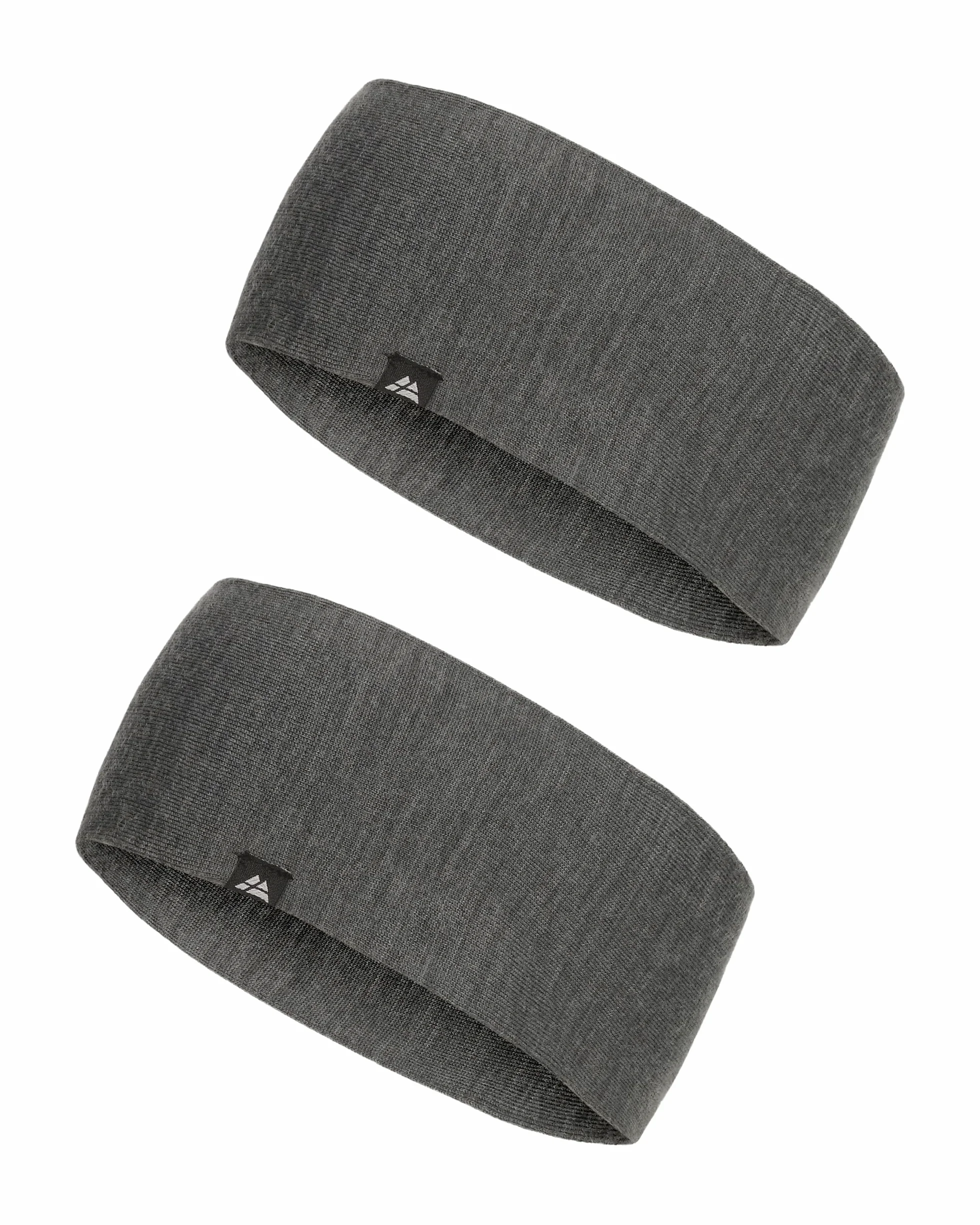 DANISH ENDURANCE Opaska na Głowę, Wełna Merino, 1 lub 2-Pak, Dark Grey - 2 Pack, L/XL