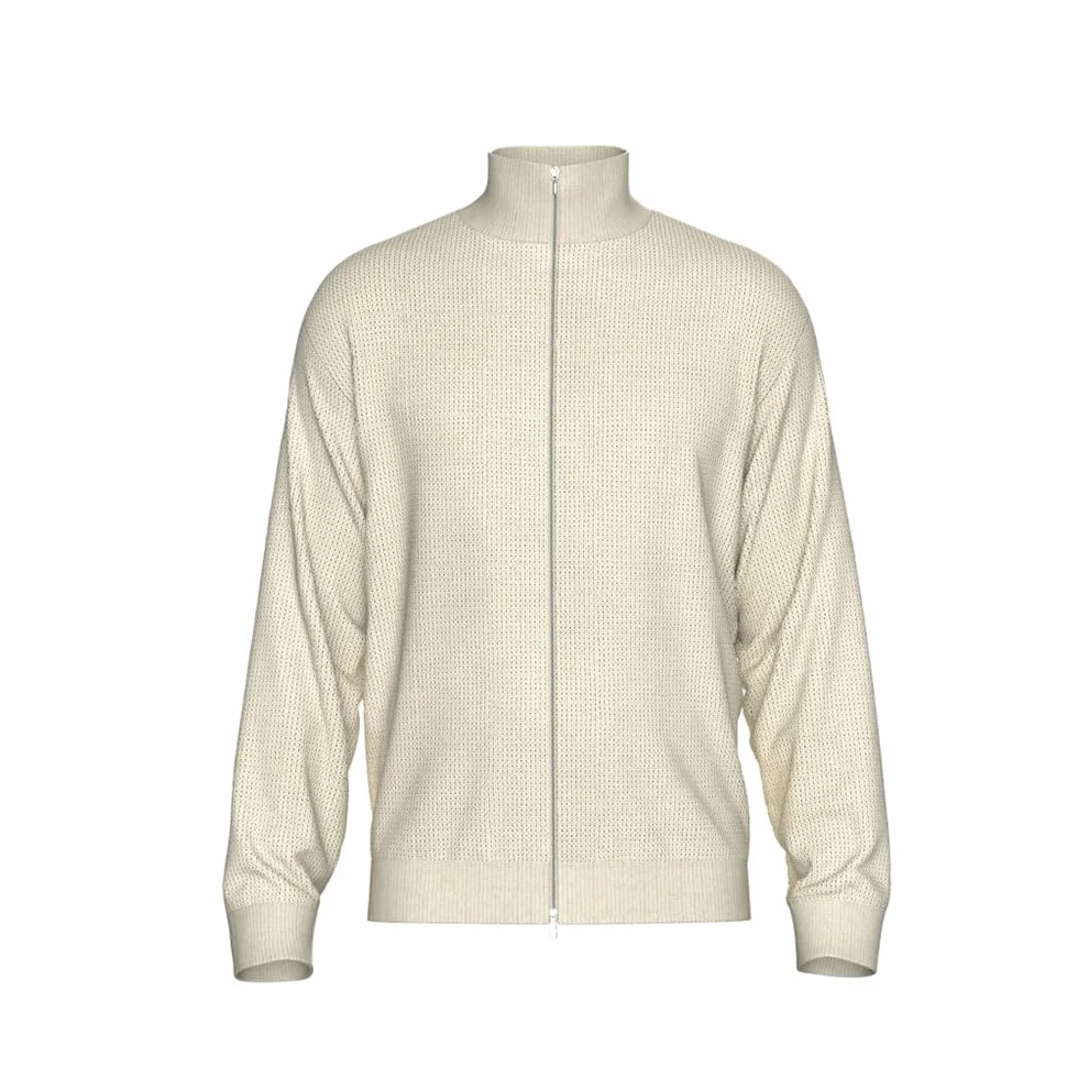 SELECTED HOMME Kardigan Mężczyźni Slhdane Ls Knit Structure Full Zip