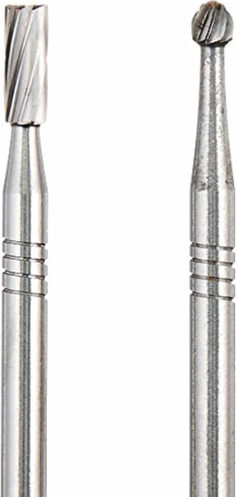 Proxxon 28750 Zestaw frezów z węglika wolframu, 2 szt. (jedna kula, jeden cylinder), srebrny