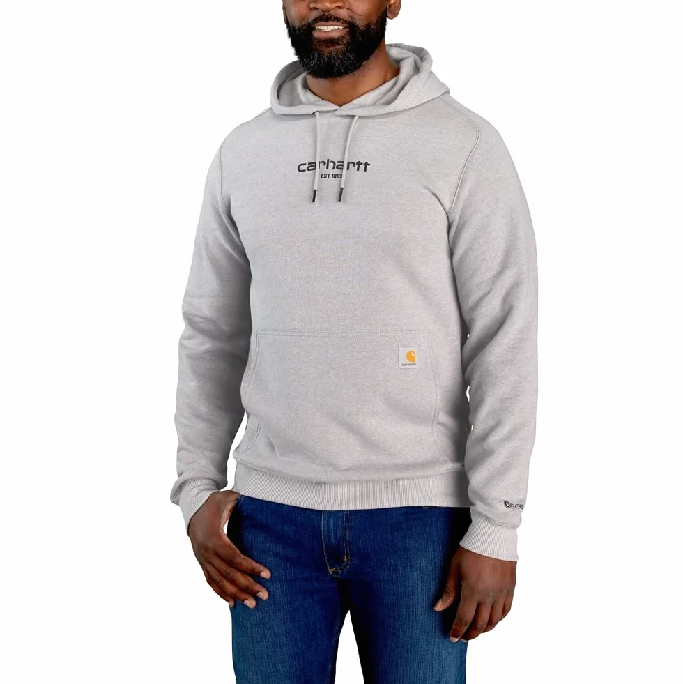 Carhartt Bluza sportowa Mężczyźni Force Relaxed Fit Lightweight Logo Graphic Sweatshirt