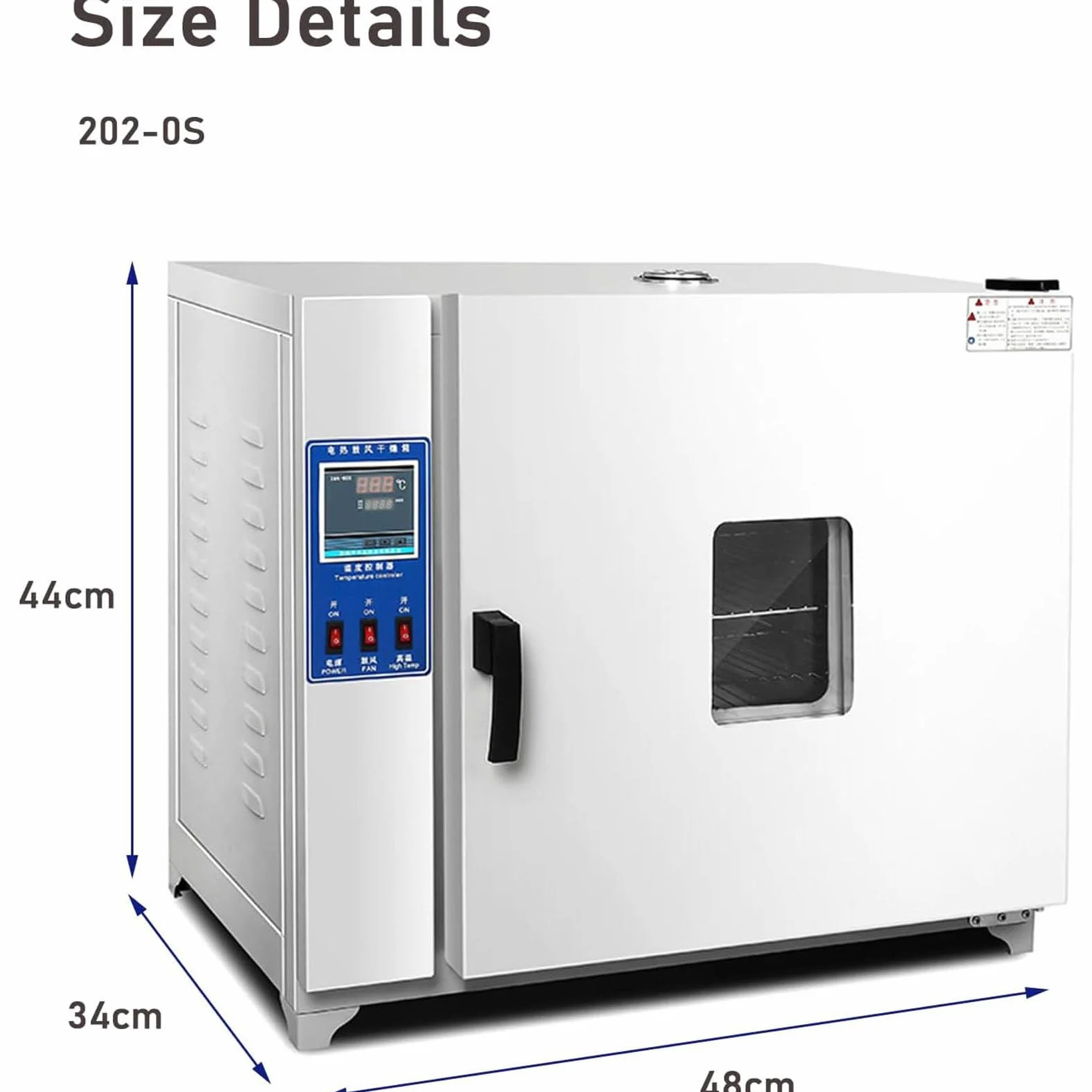Suszarka pneumatyczna o stałej temperaturze do laboratorium przemysłowego, 800 W/1000 W Suszarka laboratoryjna Suszarka laboratoryjna Suszarka laboratoryjna Konwekcja powietrza wymuszonego 0S