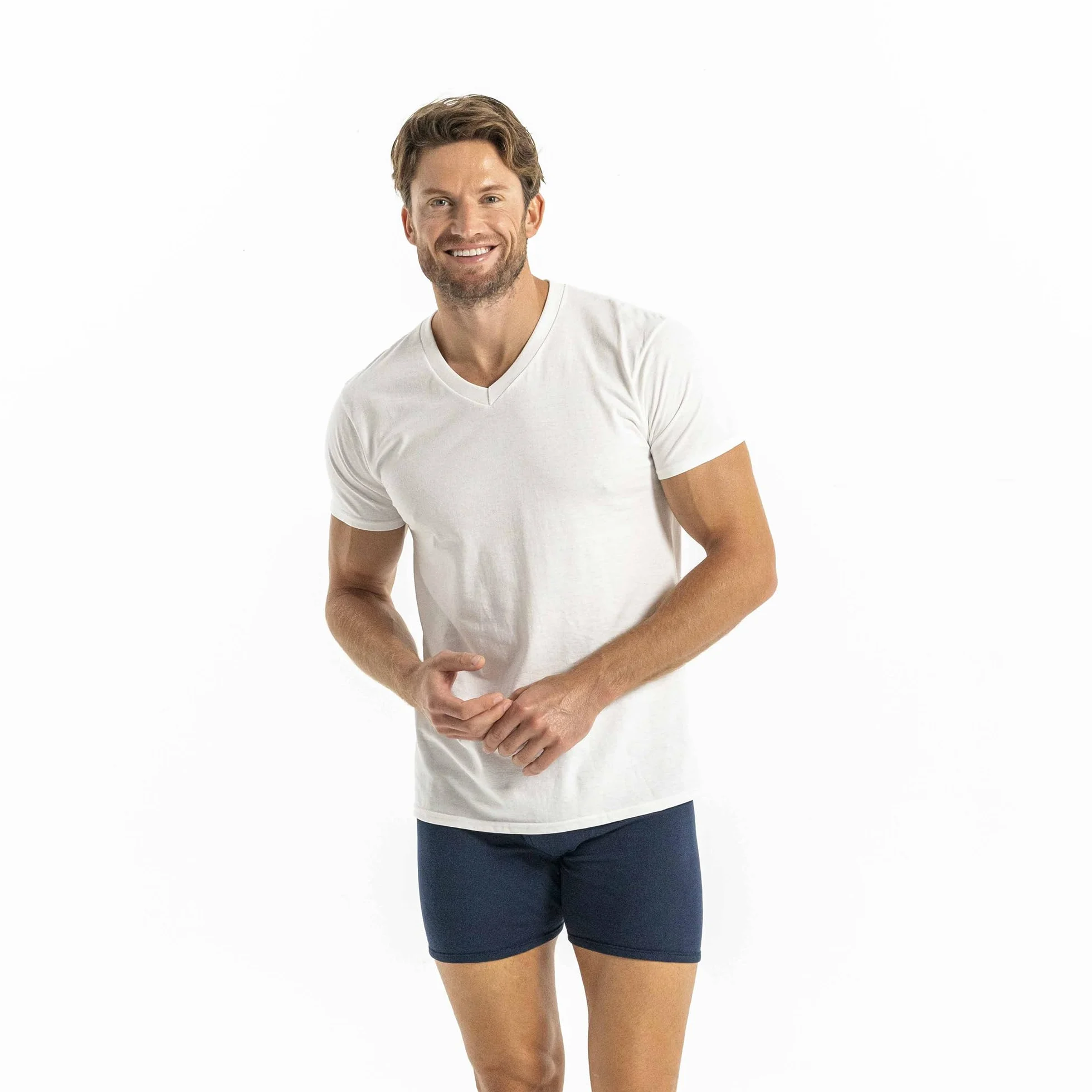 Gildan Podkoszulka Mężczyźni V-Neck T-shirts, 5-Pack (5 w zestawie)