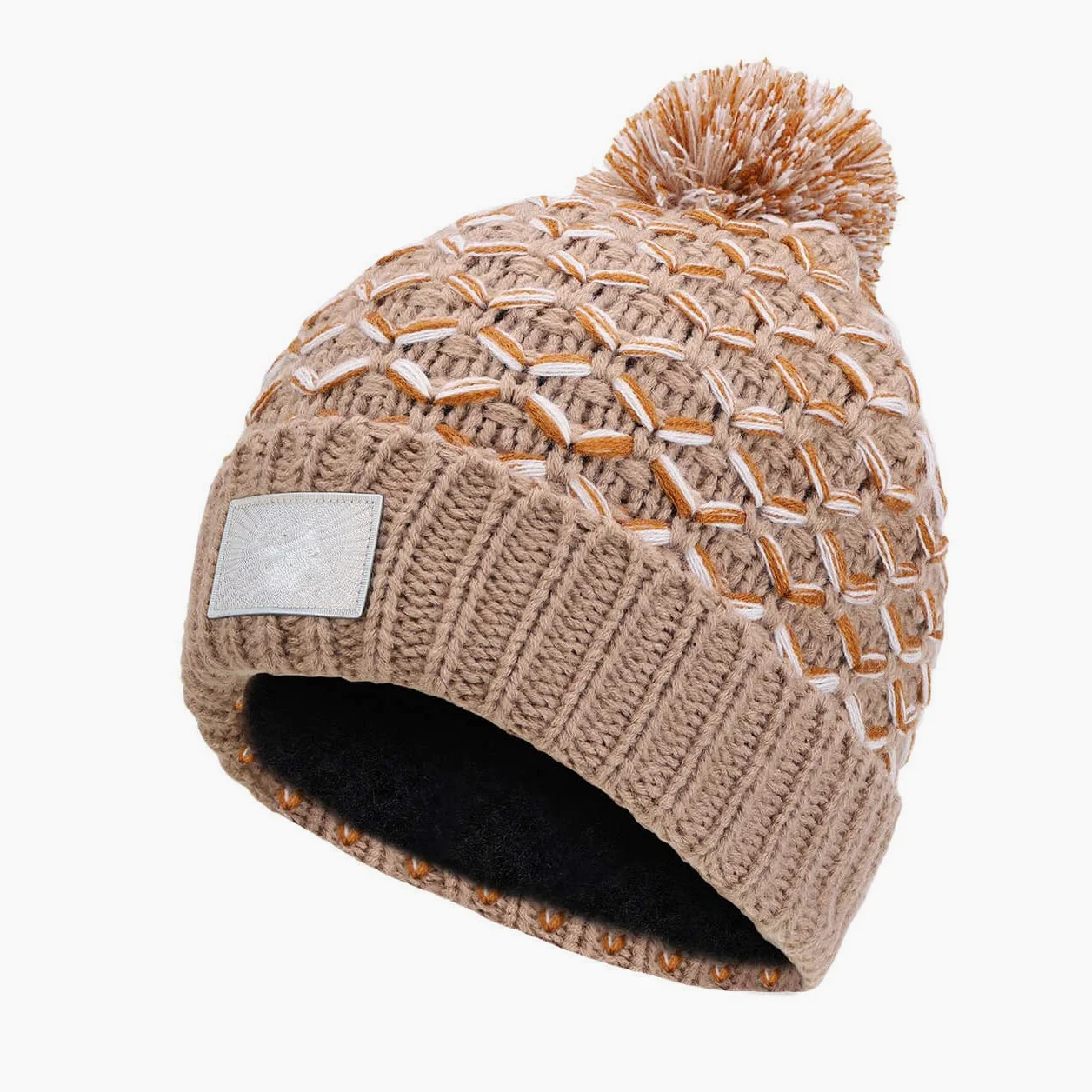 Damska czapka zimowa typu beanie czapka pomponowa czapka z pomponem gruba dzianinowa czapka ciepła czapka zimowa Household faucets