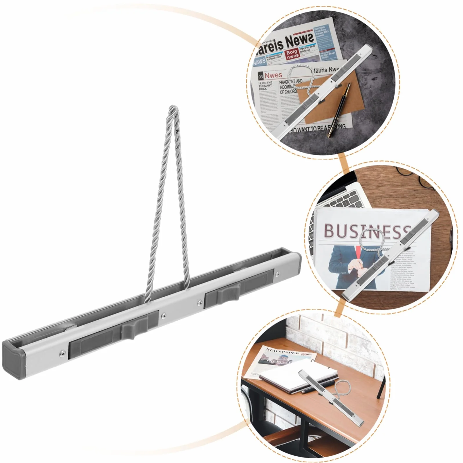 1zestaw Aluminiowy Hanger Do Plakatów Sztuka Solidny i Lekki Idealny Do Dekoracji Ścian Domu Biurze Restauracji Imprezy i Zewnątrz
