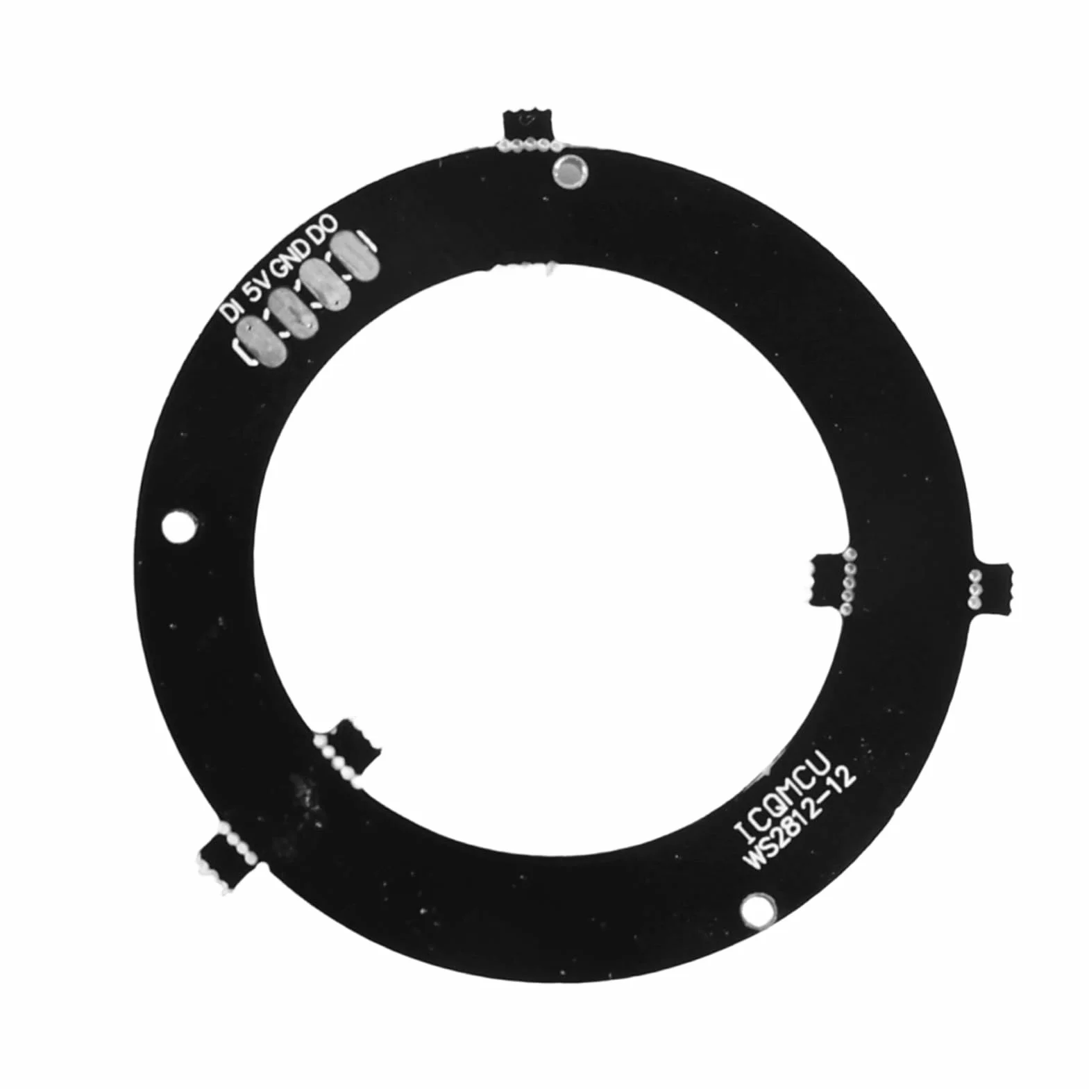 3 sztuki 5 V WS2812 RGB LED pierścień 12 bitów, możliwość indywidualnego adresowania, WS2812 5050 LED, średnica 50 mm, do projektów DIY, Raspberry Pi