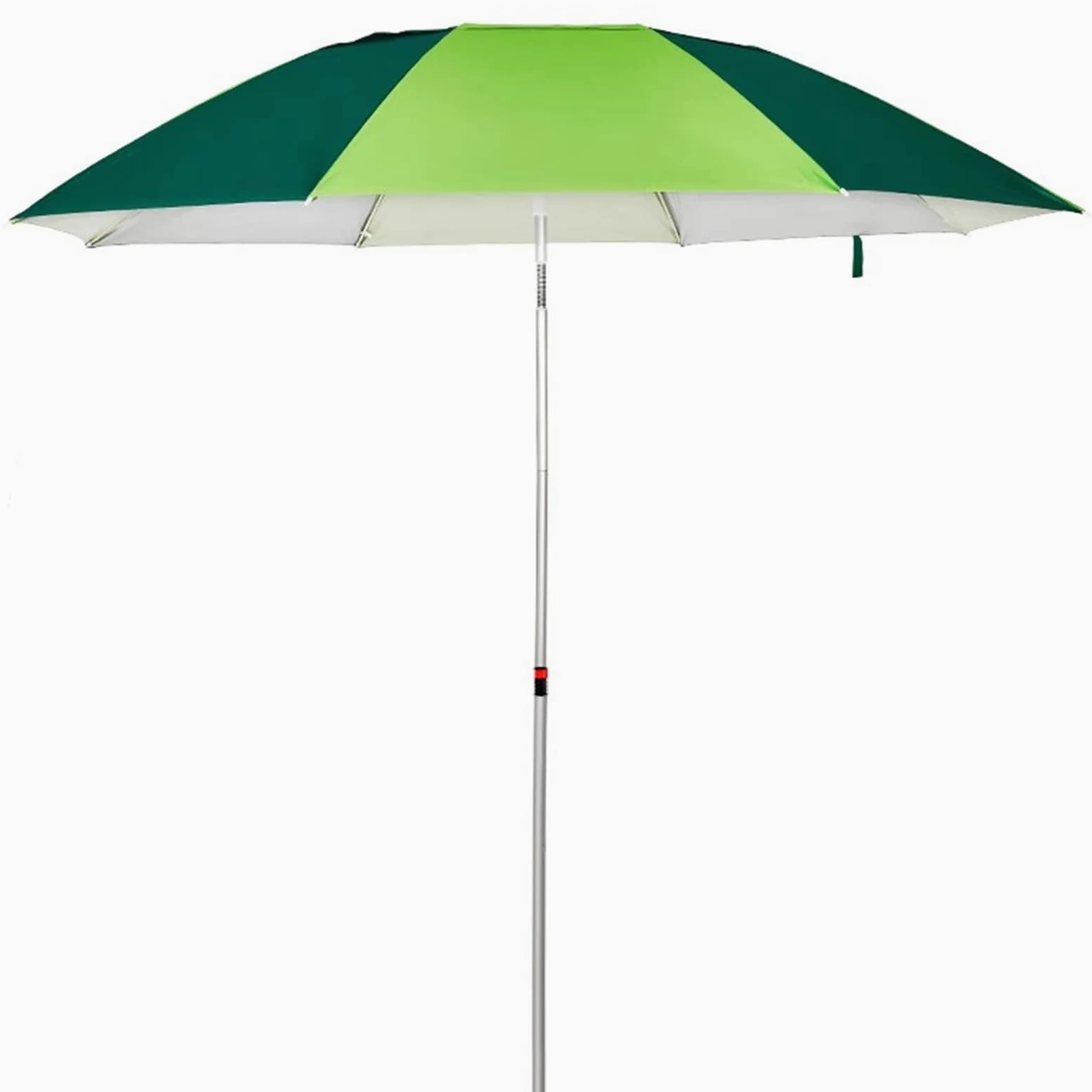 6,5/7,2-Stopowy Parasol Wędkarski, Przenośny Parasol Plażowy Z Obrotem 360°, Paskowany Parasol Ogrodowy Na Kemping, Pikniki I Imprezy,220cm/7.2ft