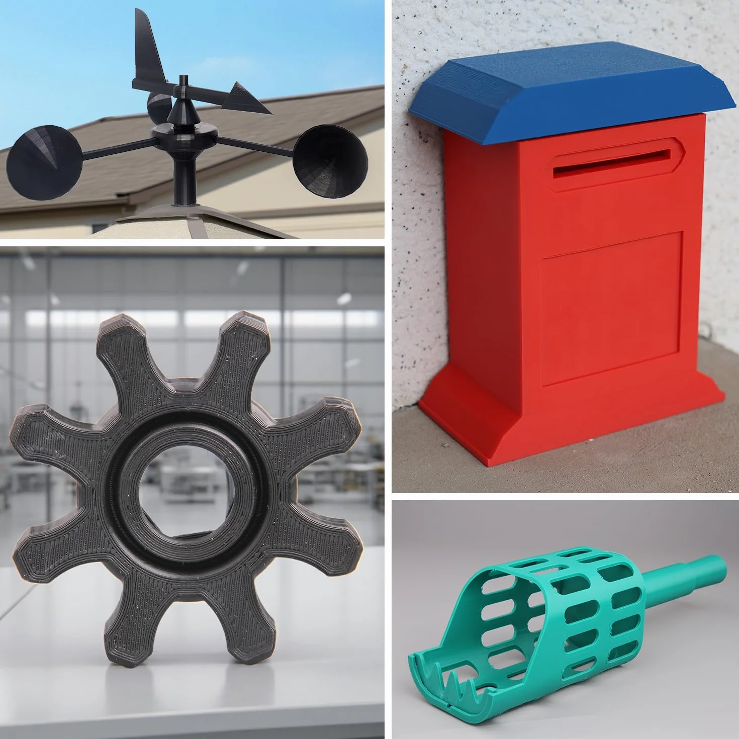 eSUN ASA+ Filament 1,75 mm, odporny na warunki atmosferyczne filament do drukarek 3D do zewnętrznych części funkcjonalnych, 1 kg szpula filamentu do drukarek 3D (Szary, 1KG)