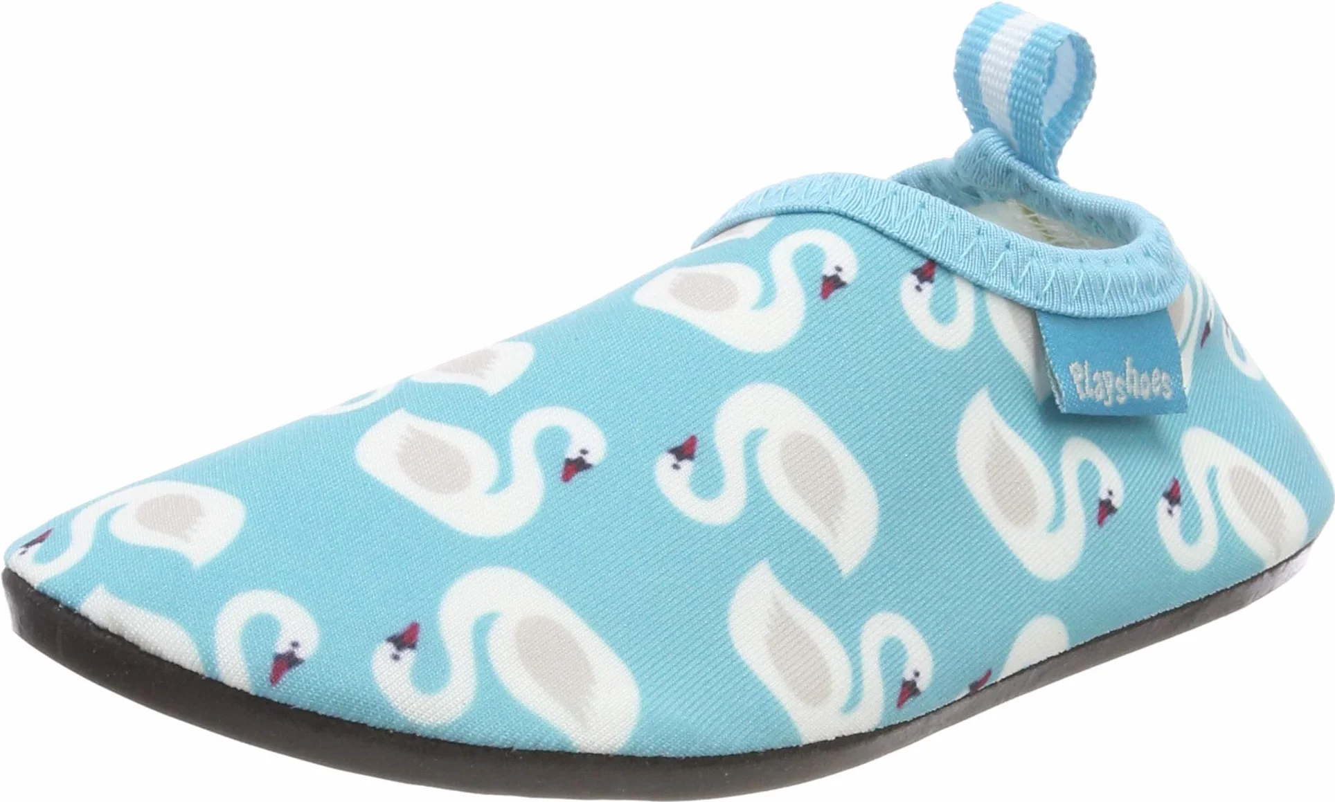 Playshoes Dziewczęce klapki kąpielowe buty do wody łabędzie, turkusowy, 24/25 EU