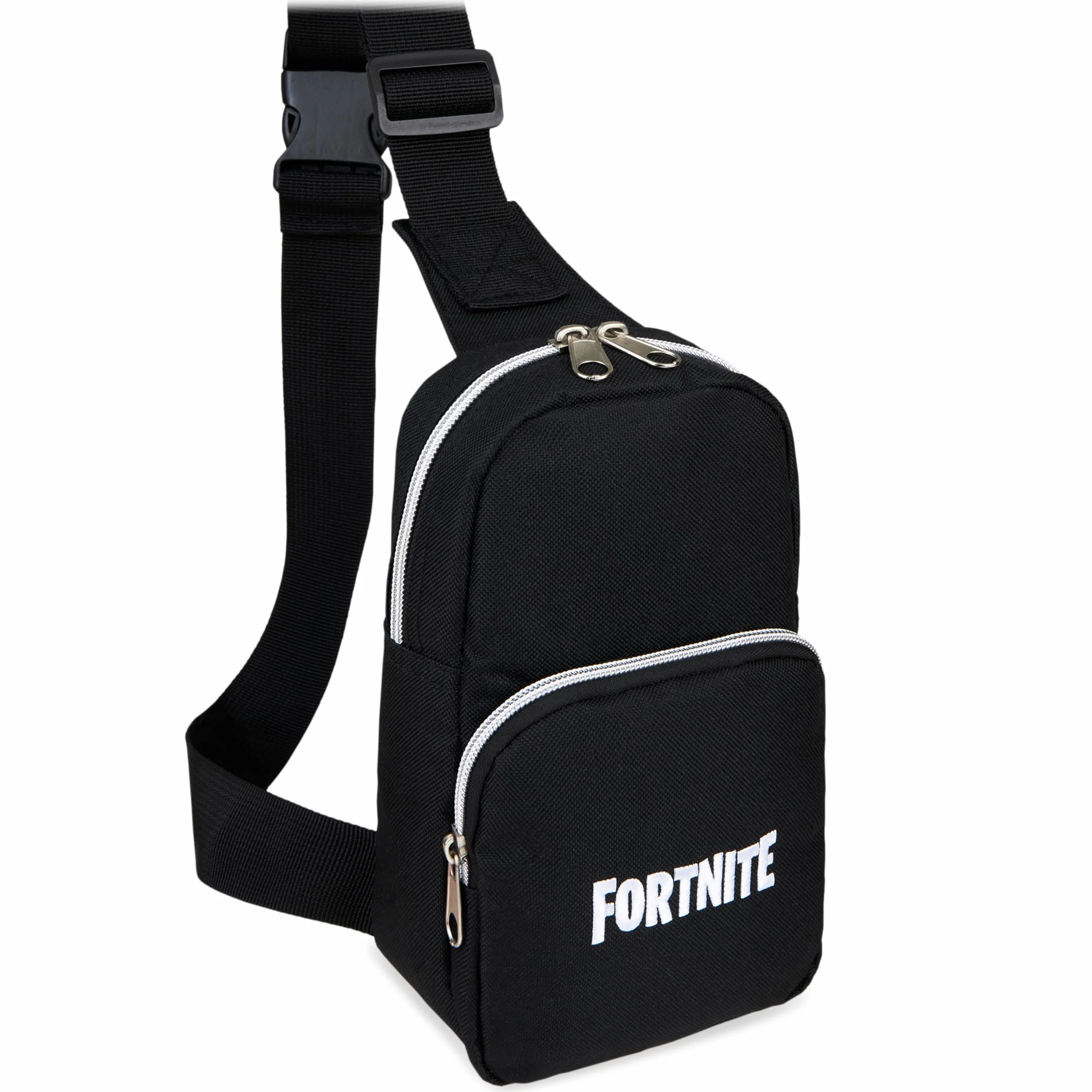 Fortnite Torba crossbody dla chłopców, nastolatków, z regulowanymi paskami, torba na klatkę piersiową, niezbędne akcesoria podróżne, portfele, telefon gracz, prezenty dla chłopców