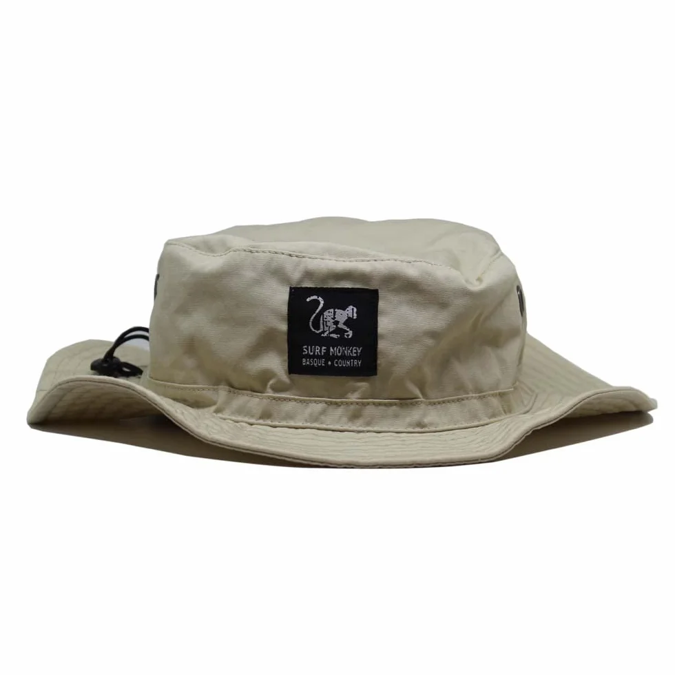 Kapelusz przeciwsłoneczny z elastyczną czapką przeciwsłoneczną dla mężczyzn/kobiet (UPF 50+) - Boonie Hat - Surf Monkey®