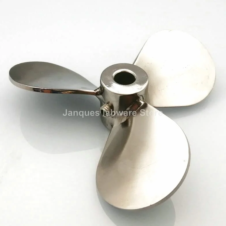 1 szt. OD 60 mm do 200 mm wirnik ze stali nierdzewnej typ trzy - ostrze mieszadło dyspersja wiosło mieszadło farba farba emulsja ostrze (rozmiar: OD60mm-otwór8mm)