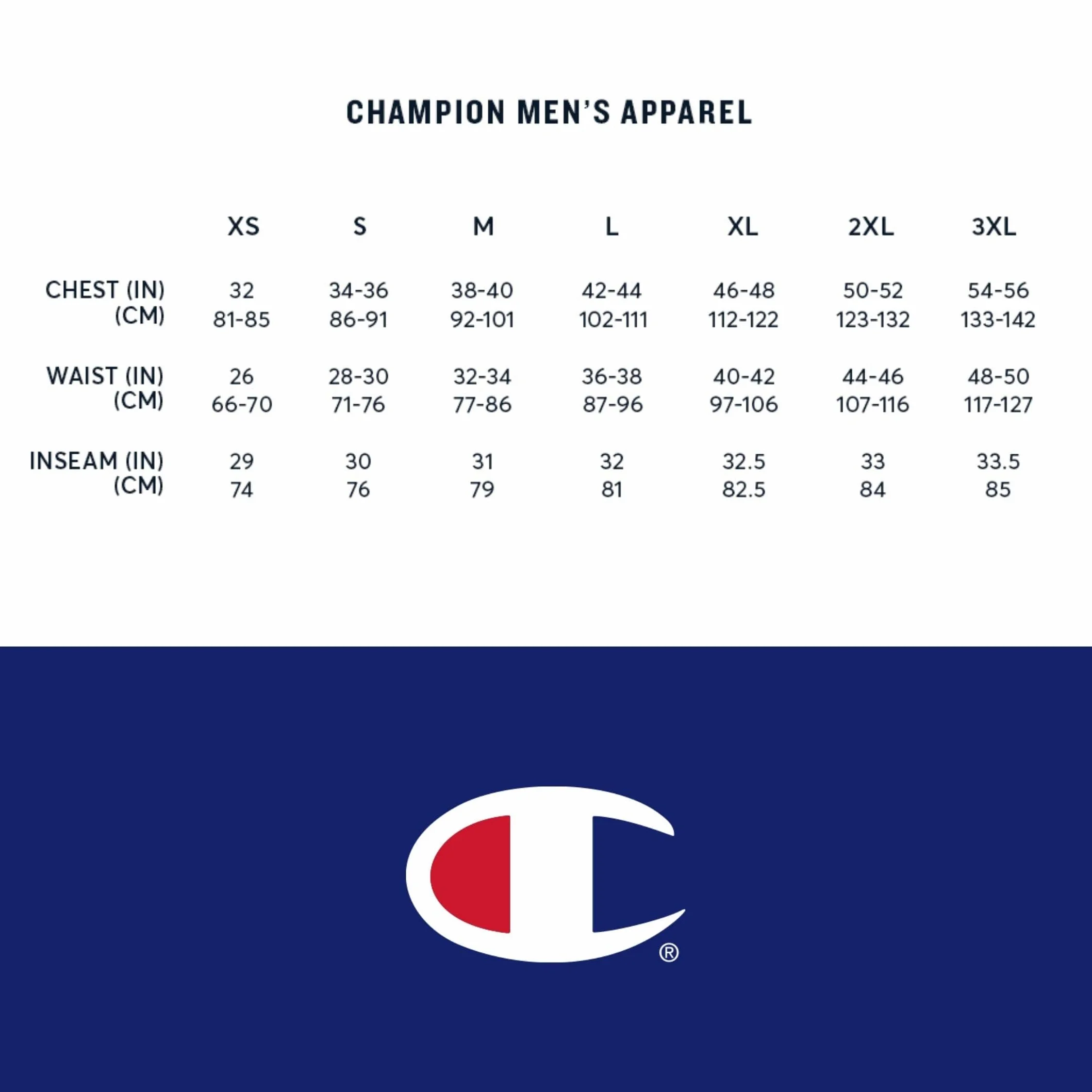 Champion Sweatpants, Powerblend, Fleece Open-bottom Sweatpants For Men (Reg. Or Big & Tall) - Spodnie Mężczyźni