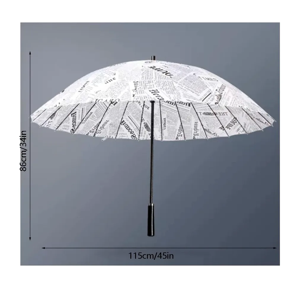 Parasole na deszcz Parasol, Outdoor Sports Camping Parasol przeciwdeszczowy Lekki parasol Parasol gazetowy