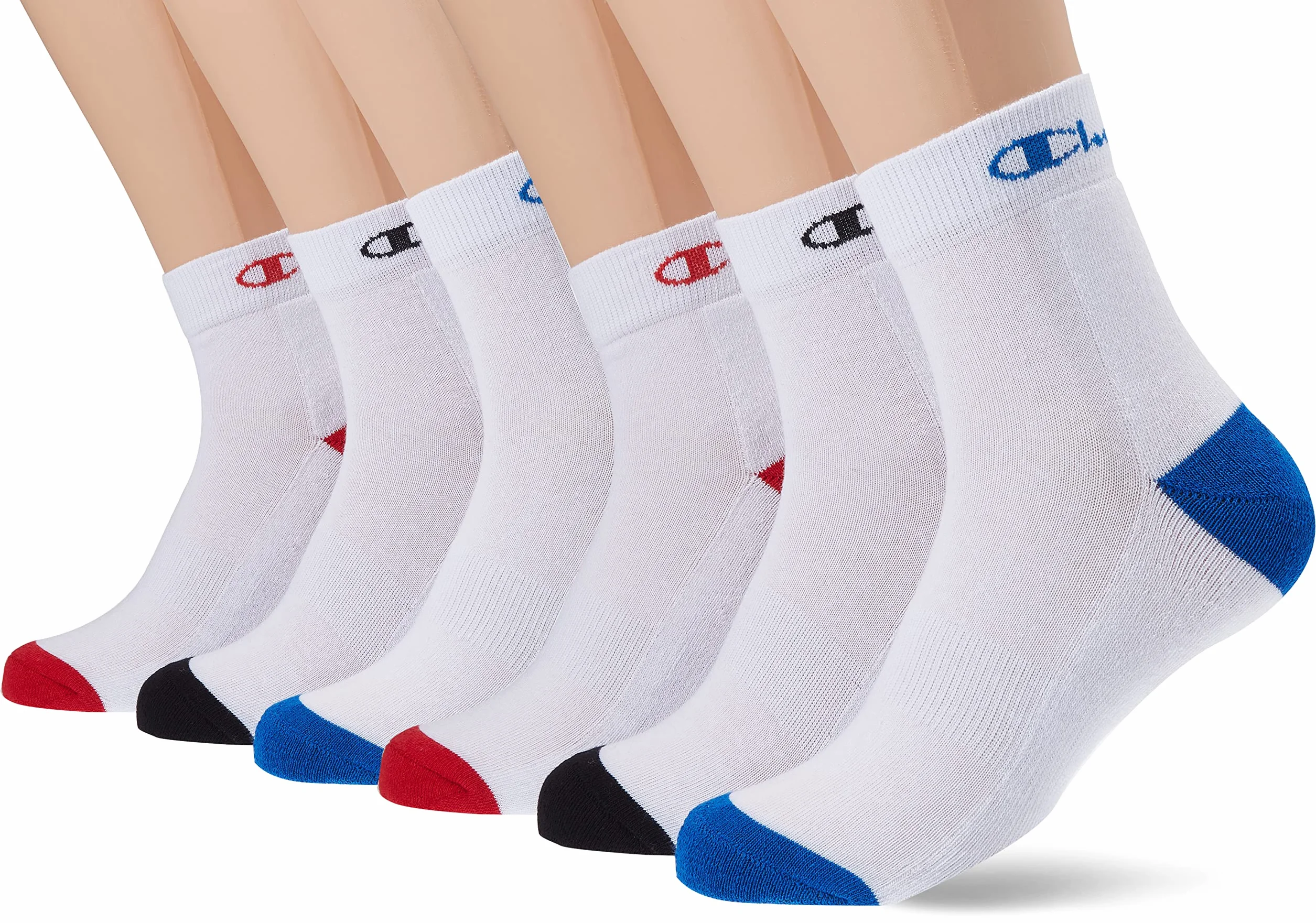 Champion Core Multicolor 3pp Quarter Skarpetki Uniseks, Biały, 43-46