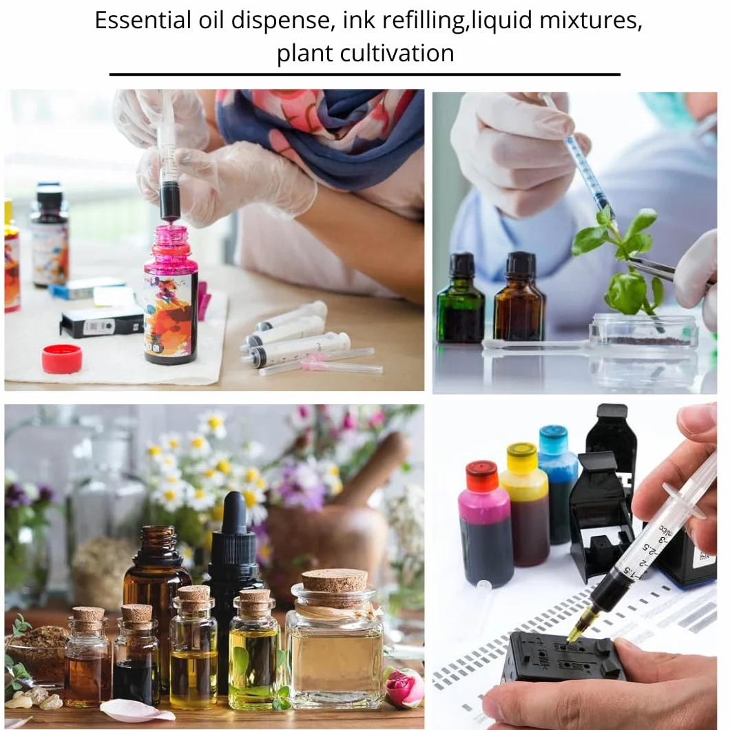 50 sztuk plastikowych tubek 0,5 ml/cc 30 g (0,3 x 8 mm), uniwersalne narzędzia pomiarowe, pakowane pojedynczo (30 g x 5/16")