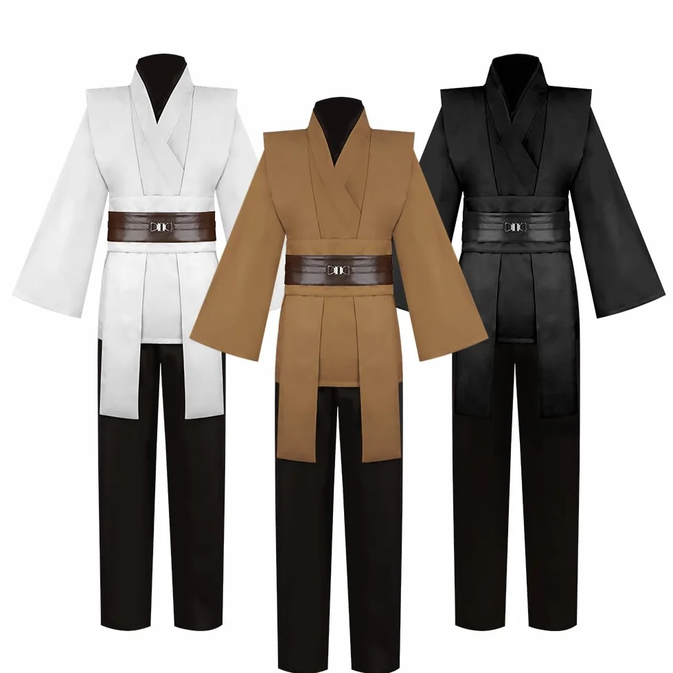 Gothden Jedi, tunika, kostium, szlafrok z kapturem, rycerz, fantazyjny pełny zestaw, halloween, cosplay, dla dorosłych mężczyzn