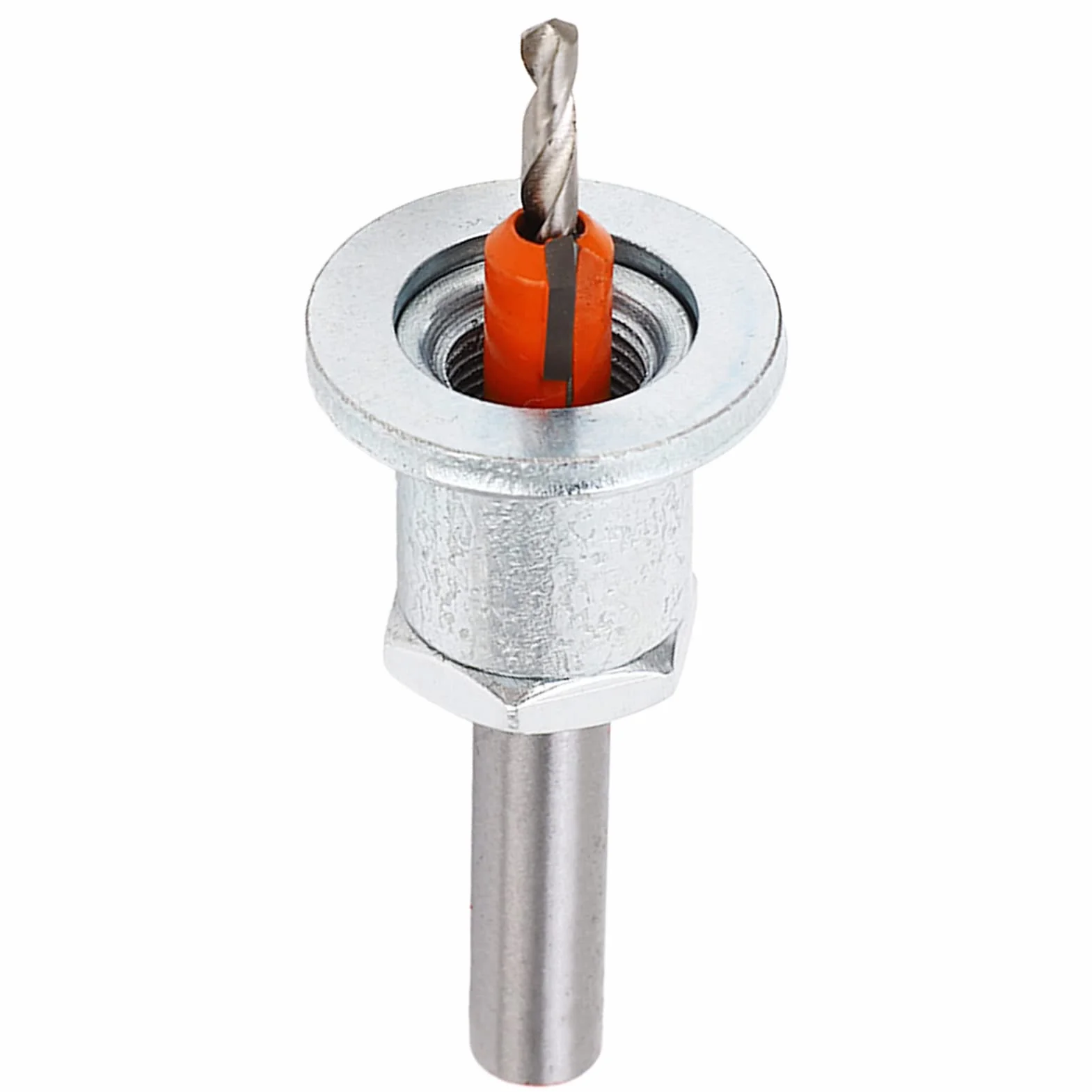 Wiertło Stożkowe, Wiertło Stożkowe ze Stali Stopowej 3,5 X 8 Mm z Regulowanym Ograniczeniem, z Regulowanym Ogranicznikiem Głębokości, Wiertło do Drewna Wiertło Stożkowe