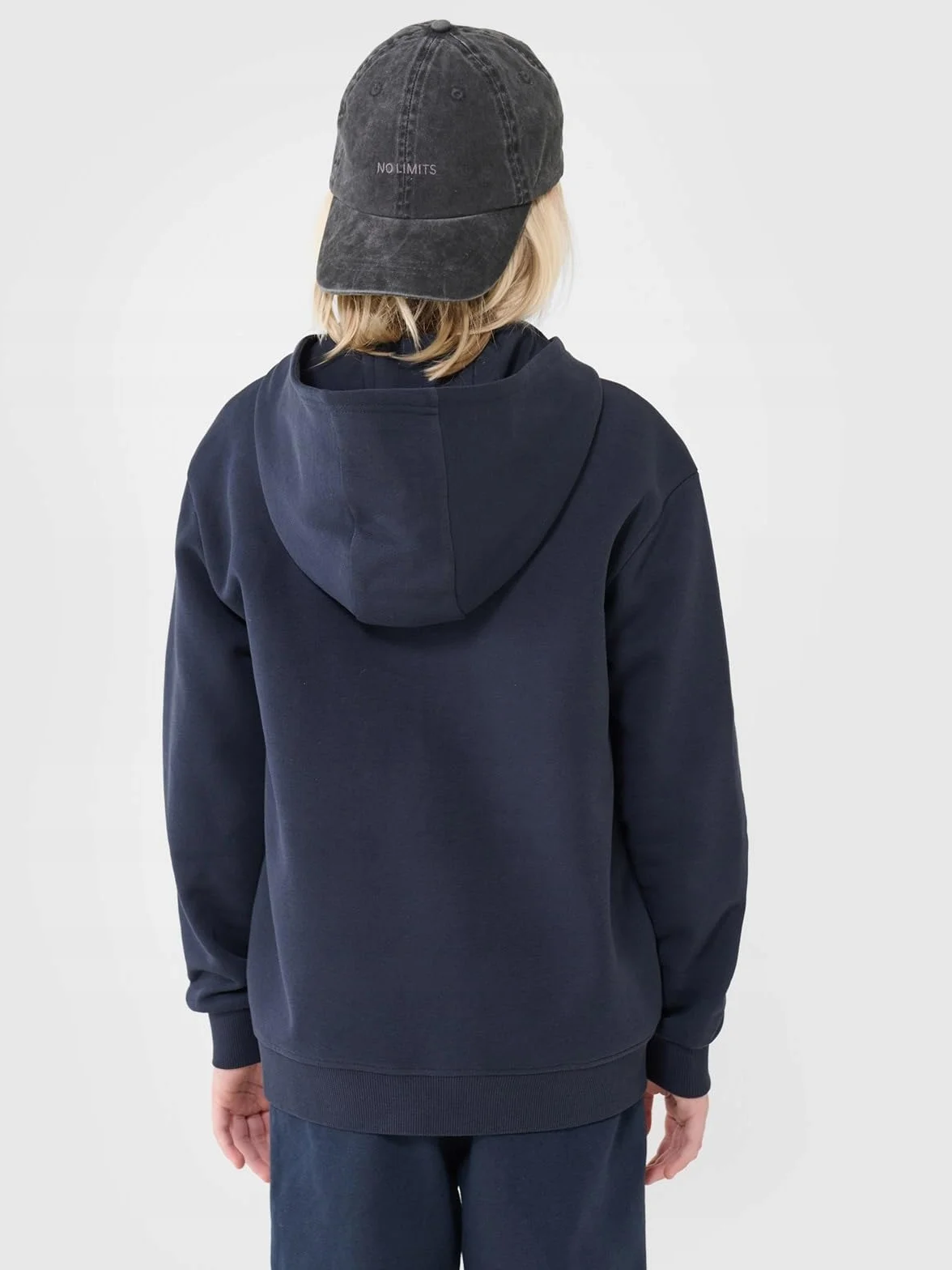 4F Bluza dresowa rozpinana z kapturem chłopięca