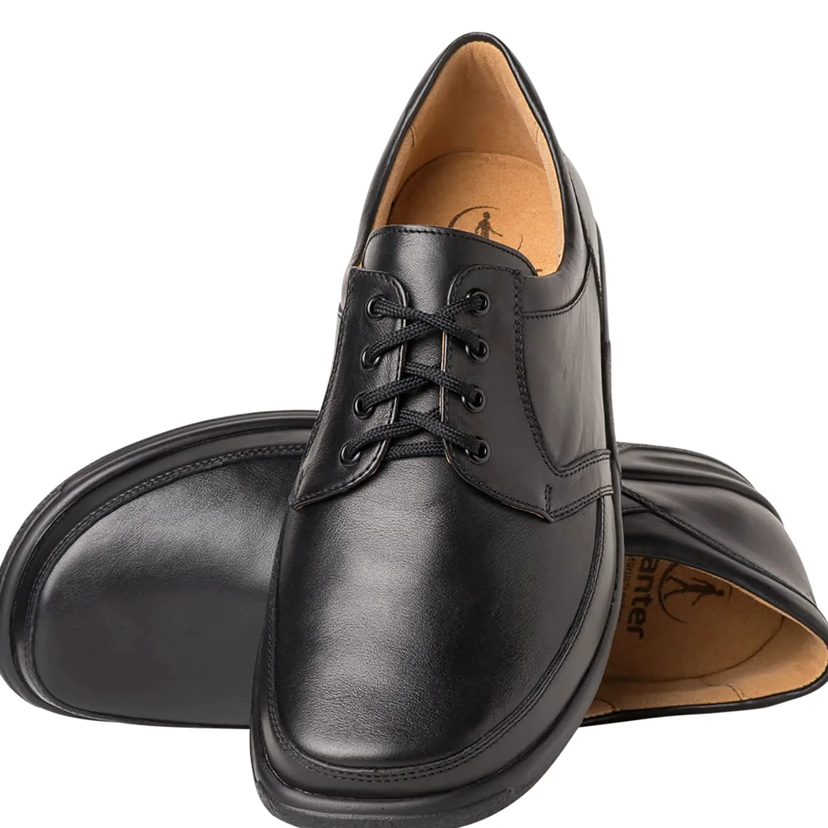 Ganter SENSITIV Kurt, szerokość K 3-256701-01000 półbuty męskie, czarny, 44.5 EU X-Weit