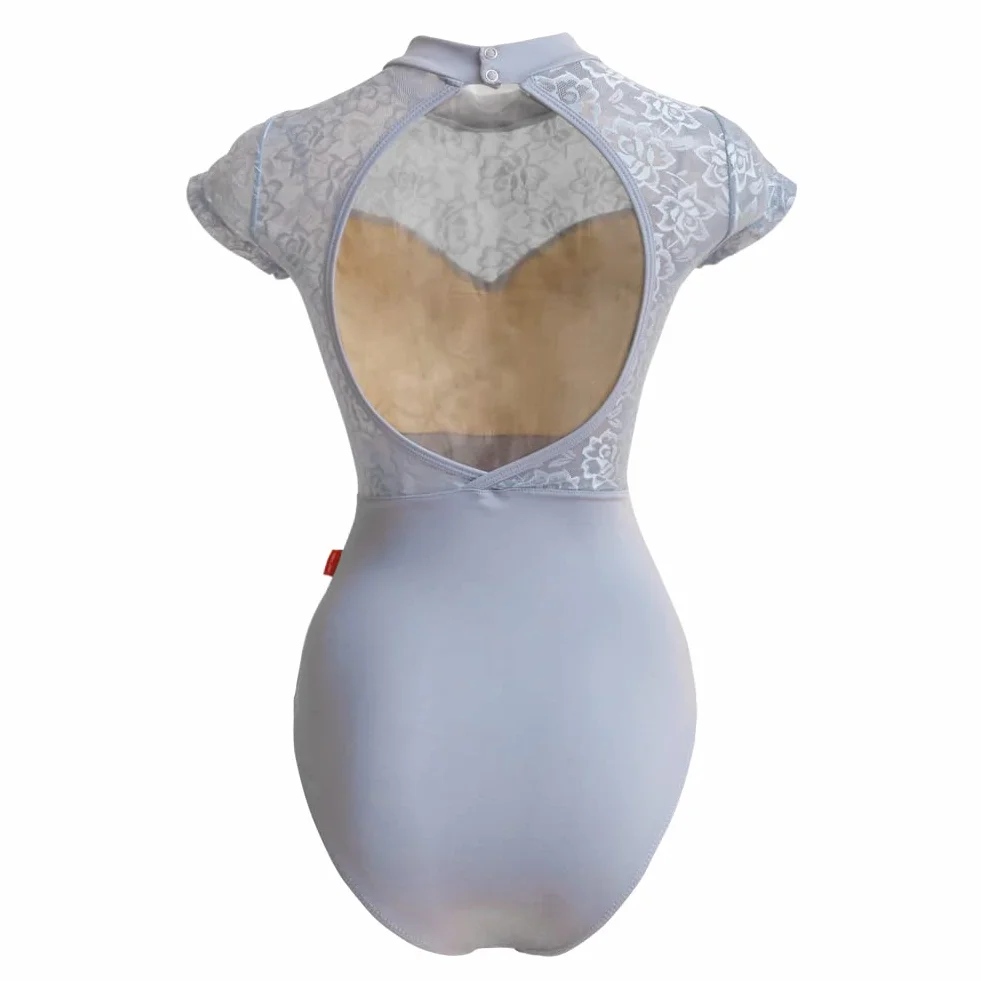 ROYAL SMEELA Koronkowe body baletowe Leotards baletowe body baletowe balet kobiety gimnastyka artystyczne body Leotard taniec balet body dla dorosłych balet z krótkim rękawem body sportowe
