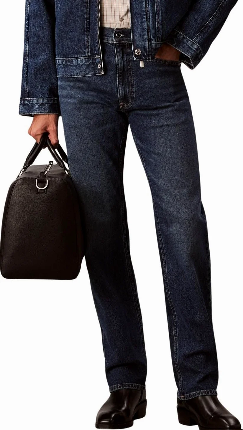 Calvin Klein Stndrd Strght Oil Slick Jean Lv04lb782g - Dżins Mężczyźni