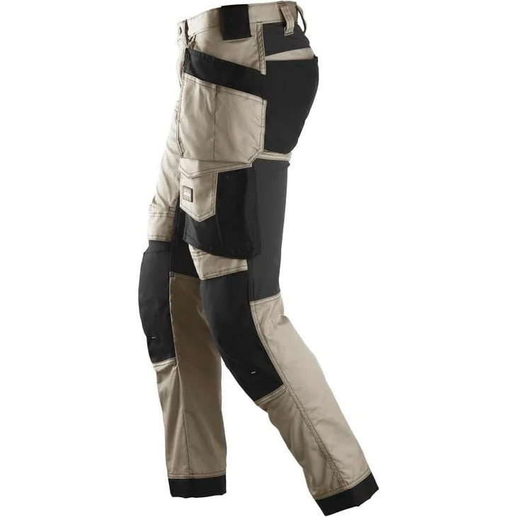 Snickers Workwear Męski kombinezon roboczy No Aplica, Khaki/czarny, 34W / 34L, Khaki zielony/czarny, 34W / 34L
