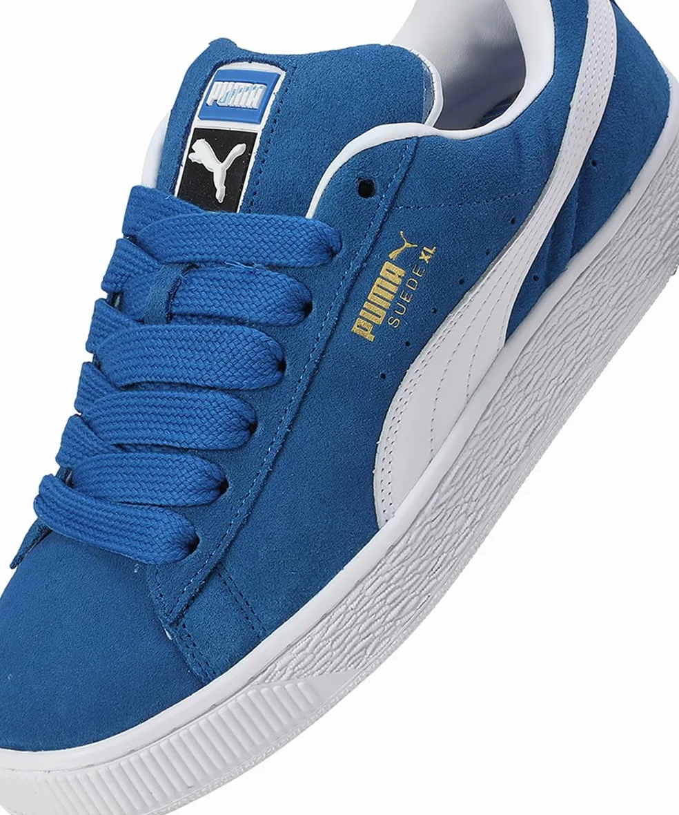 Puma sneakersy skórzane Suede XL kolor niebieski 395205