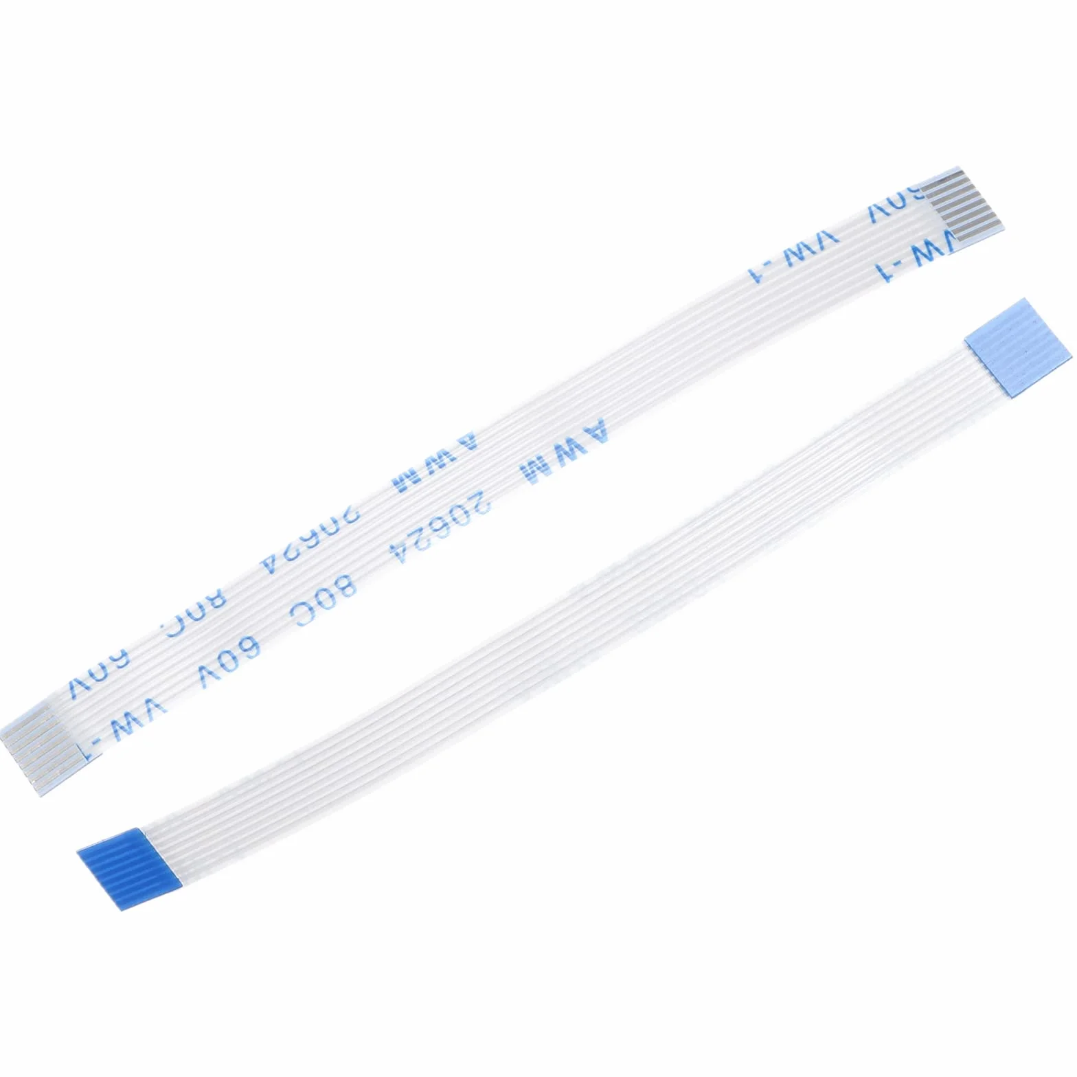sourcing map Zestaw 10 kabli FFC FPC 8 pinów, 0,5 mm, 60 mm (typ A) do drukarki LCD 3D, aparatu, DVD