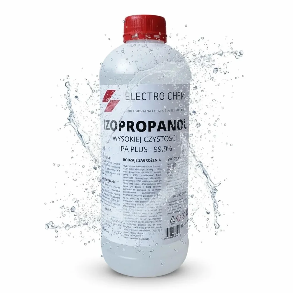 Izopropanol Electro Chem 99,9% - IPA 1L - Odtłuszczacz - do Elektroniki - Wysoka Jakość