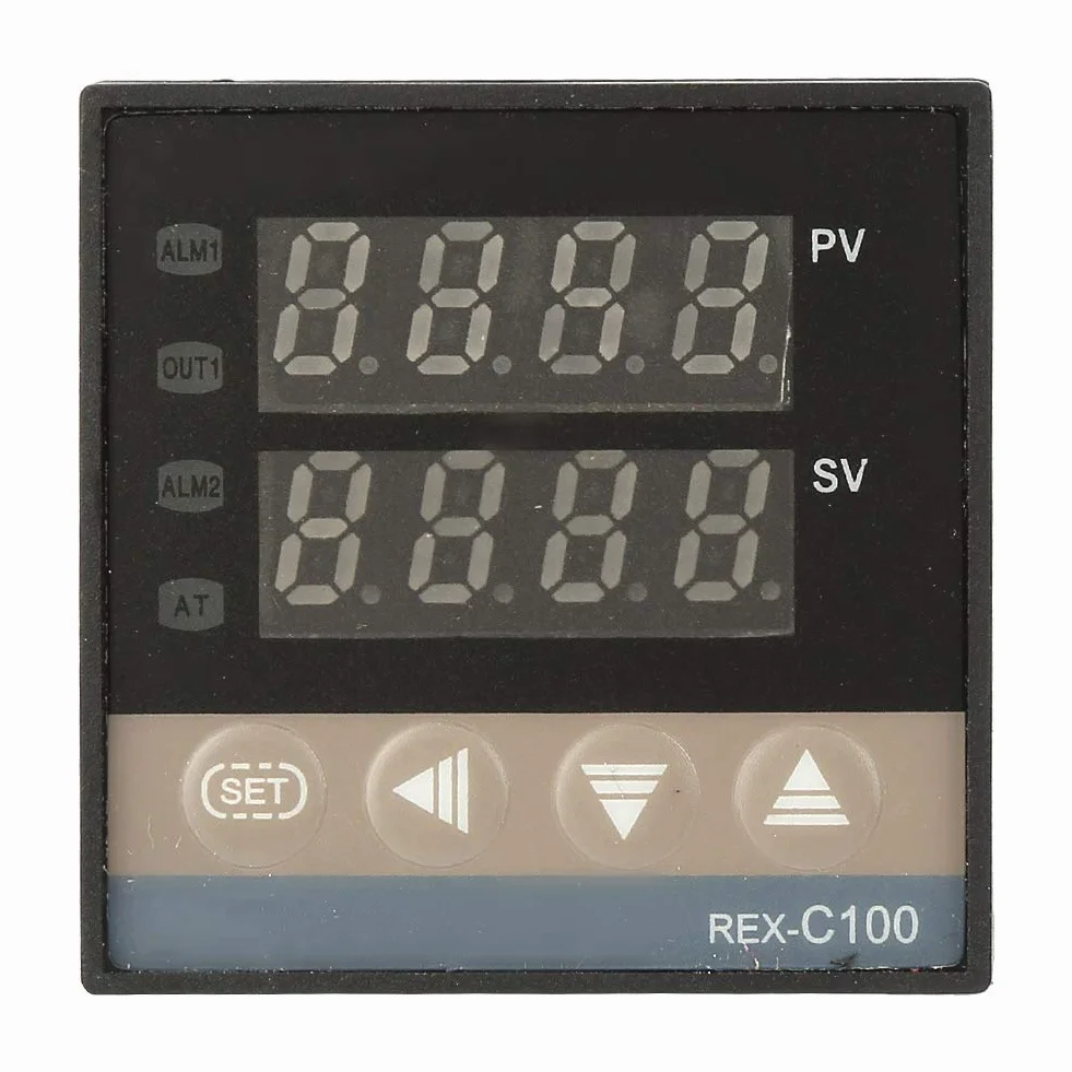 Zestaw regulatora temperatury PID cyfrowy z SSR 25A, termopara M6 K 1m, zakres 0-400°C, sterownik do pieca i grzania, kompatybilny AC110-240V