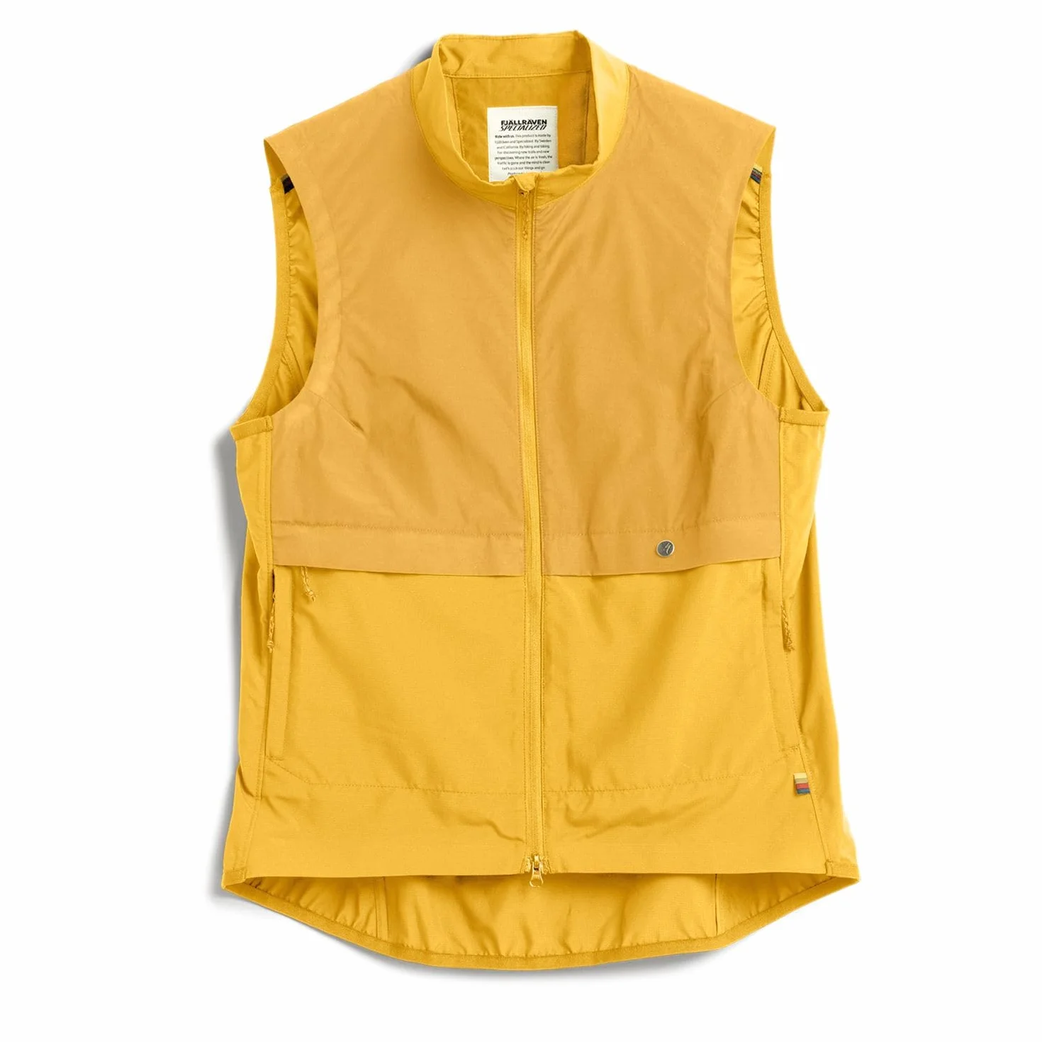 Fjällräven Adventure damska kamizelka outdoorowa lekka pakowana Ochre L