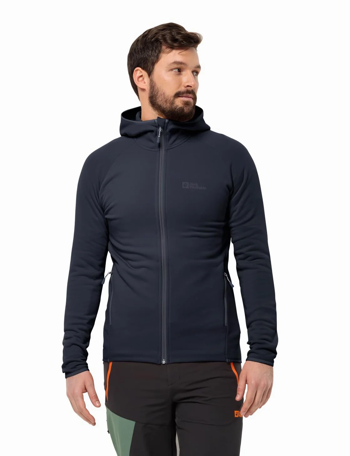 Jack Wolfskin Baiselberg Hooded Fz M, Kurtka polarowa Mężczyźni