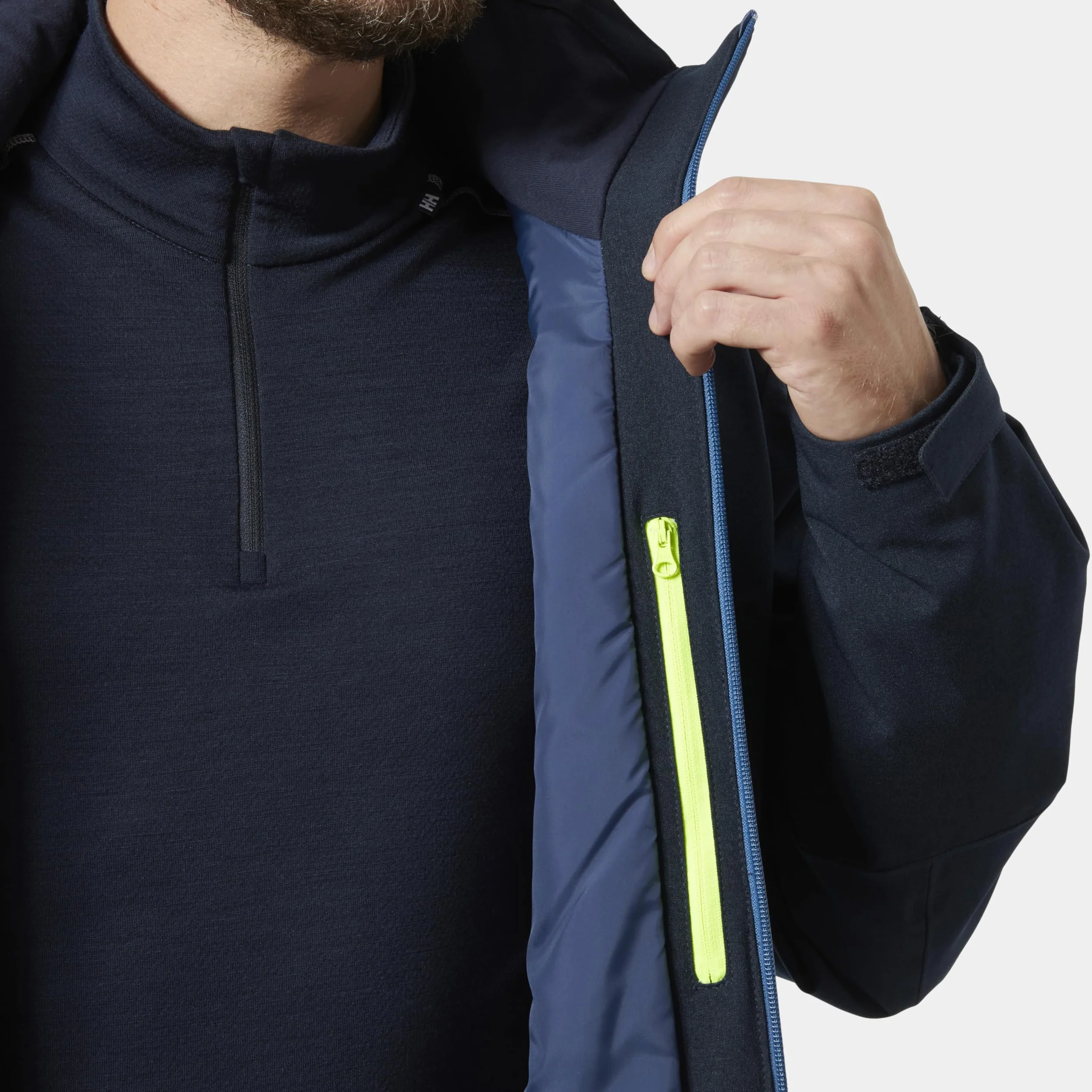 Helly Hansen Mężczyźni Juniper 3.0 Kurtka Narciarska, Granatowy (597 Navy), XL