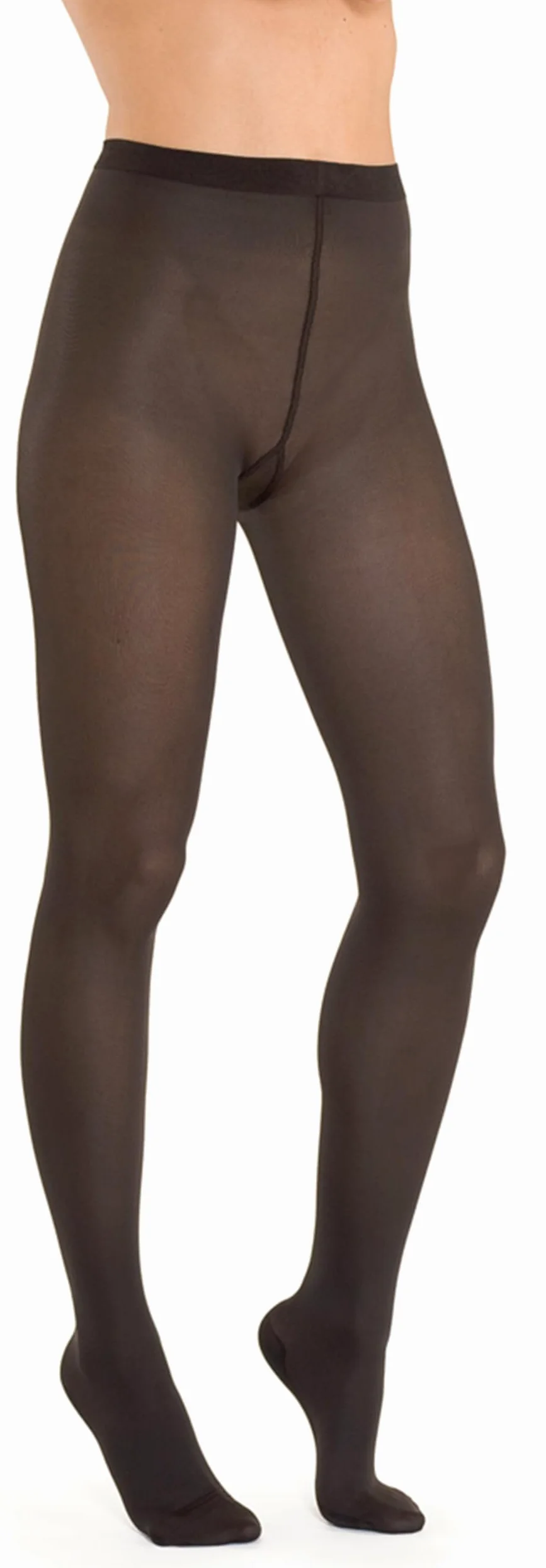 SOLIDEA Rajstopy 70 den sheer SELENE 70 matowe pończochy uciskowe ze stopniowanym uciskiem 12/15 mmHg Art. 023470, Czarny, 44