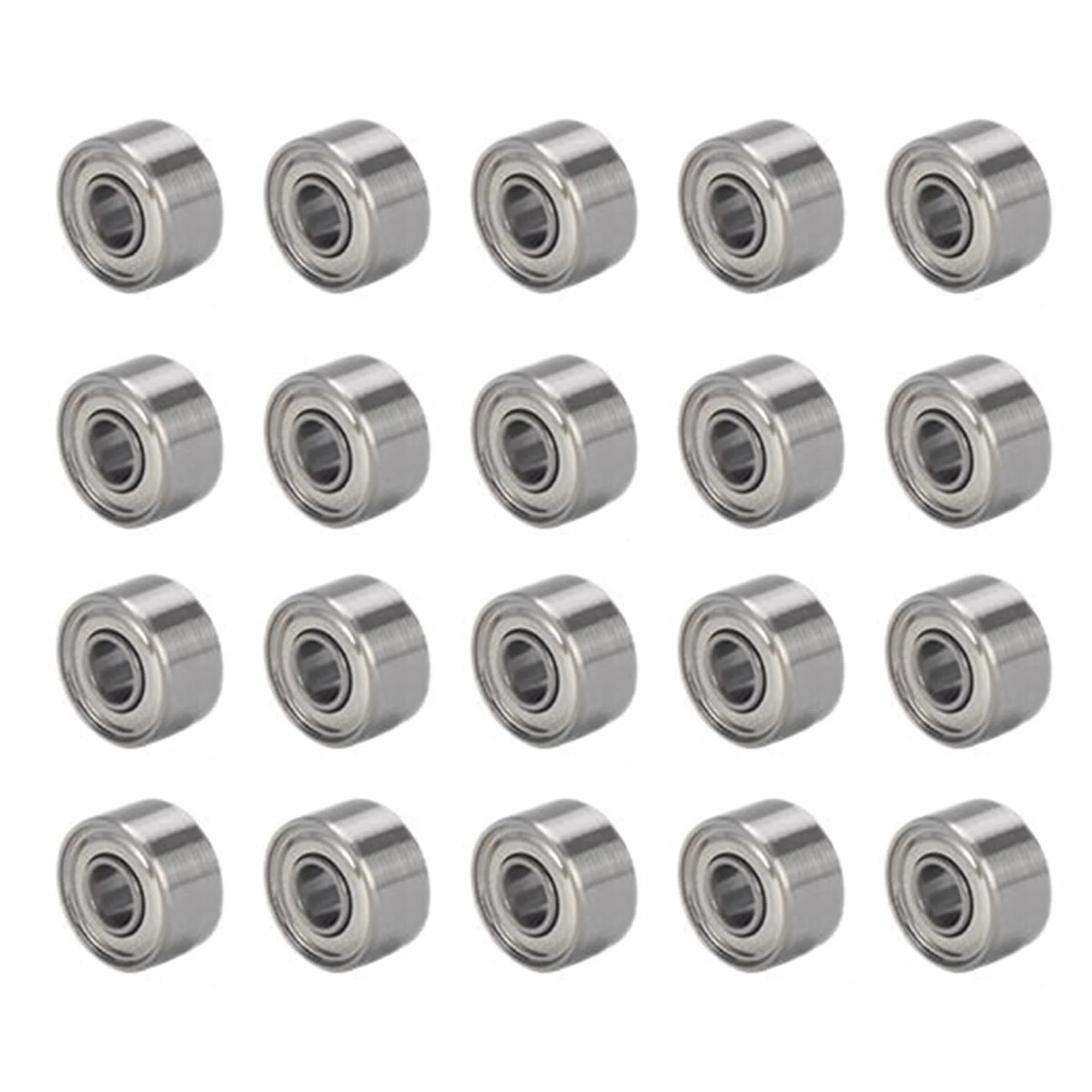 20 x 693ZZ miniaturowe łożysko kulkowe 3 x 8 x 4 mm – precyzyjne łożysko ze stali, podwójnie uszczelnione, do modelarstwa, drukarek 3D, silników elektrycznych, dronów i projektów hobbystycznych