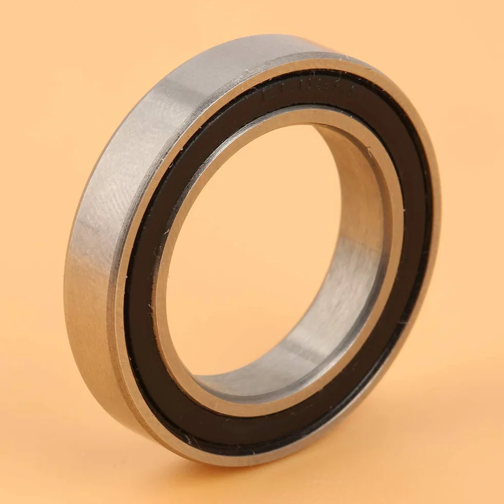 10 sztuk 6803-2RS uszczelnione łożyska kulkowe z głębokim rowkiem gumowe łożyska kulkowe ze stali szybkotnącej 17mm * 26mm * 5mm pojedyncze, Domyślnie