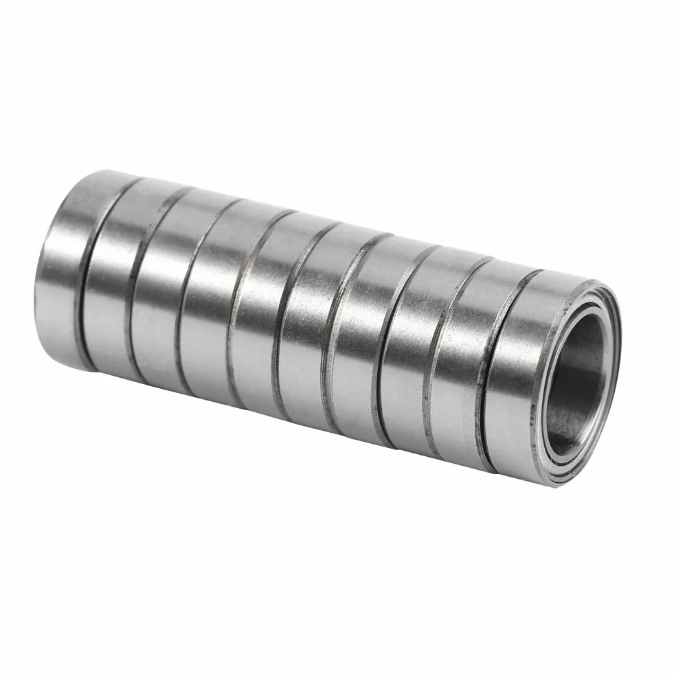 10 sztuk 6700ZZ cienkie stalowe łożysko kulkowe ze stali cienkiej z głębokim rowkiem podwójnie ekranowane 10 mm x 15 mm x 4 mm