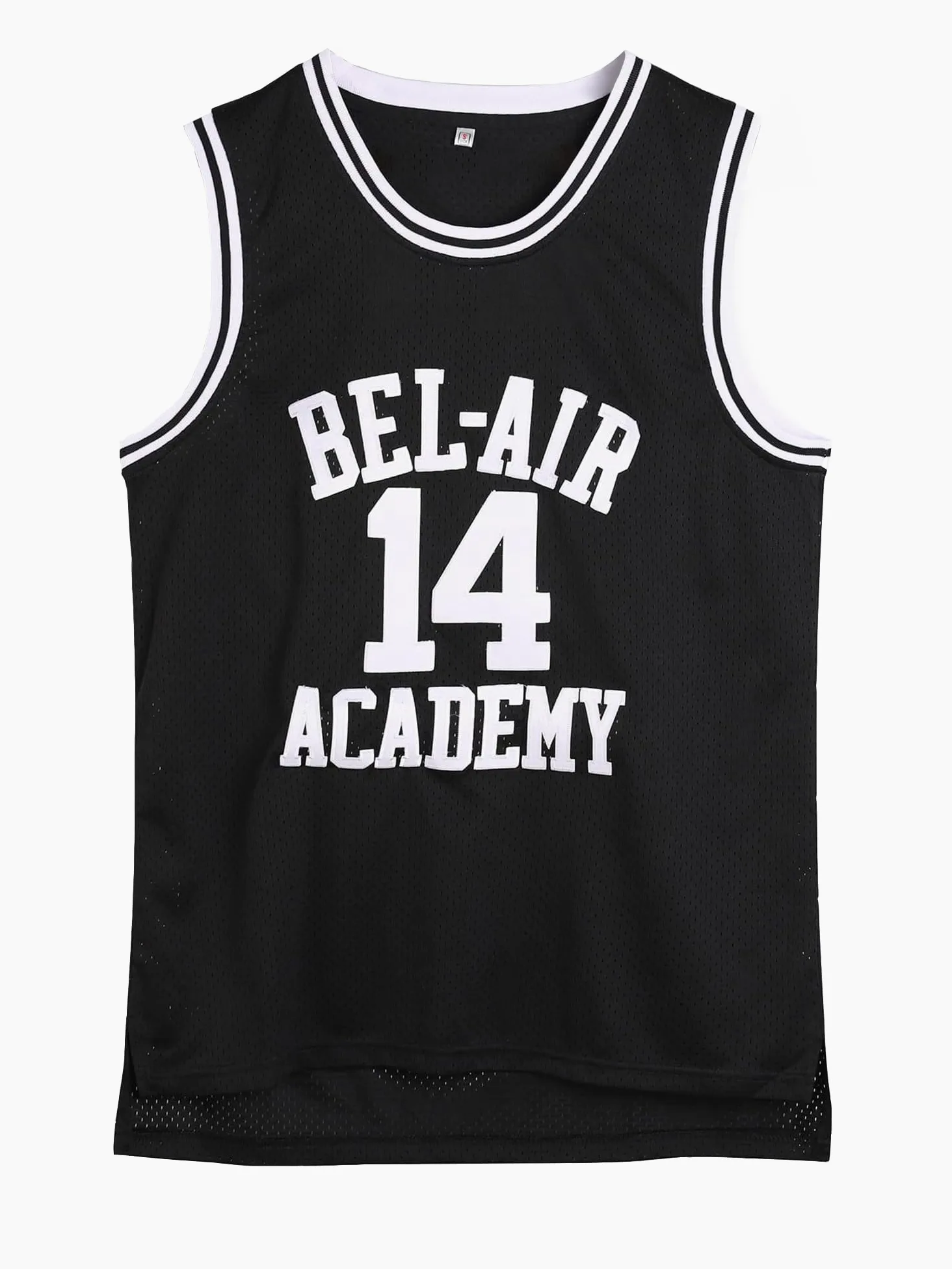 Amzdest 90s The Fresh Prince of Bel Air Academy #14 koszulka z dżerseju dla mężczyzn i kobiet, unisex koszulka do koszykówki na imprezę tematyczną
