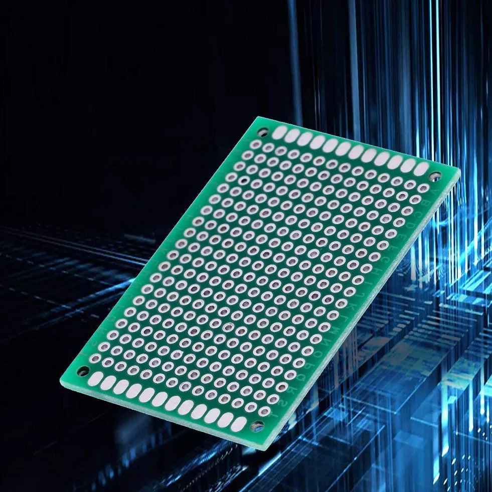 10 sztuk 4 x 6 cm dwustronne lutowanie prototypowe Uniwersalna płytka drukowana do lutowania DIY i projektów elektronicznych OPAKOWANIA WIELORAZOWE socialme-eu