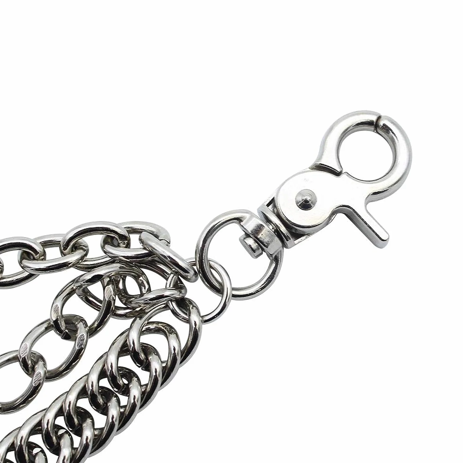 KingYH 1 opakowanie łańcuszek do spodni potrójne łańcuszki metalowy portfel łańcuszek dla mężczyzn kobiet moda hip hop rock dżinsy punk spodnie portfel łańcuszek dekoracja ubrania akcesoria