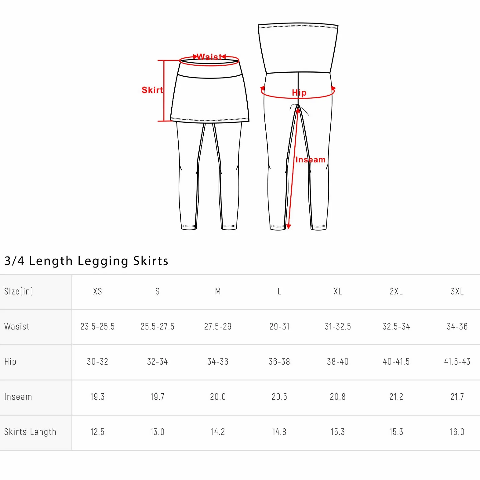 ANIVIVO Legginsy ze spódnicą dla kobiet, legginsy ze spodenkami i damskie ubrania tenisowe, Różowy Apart, XL