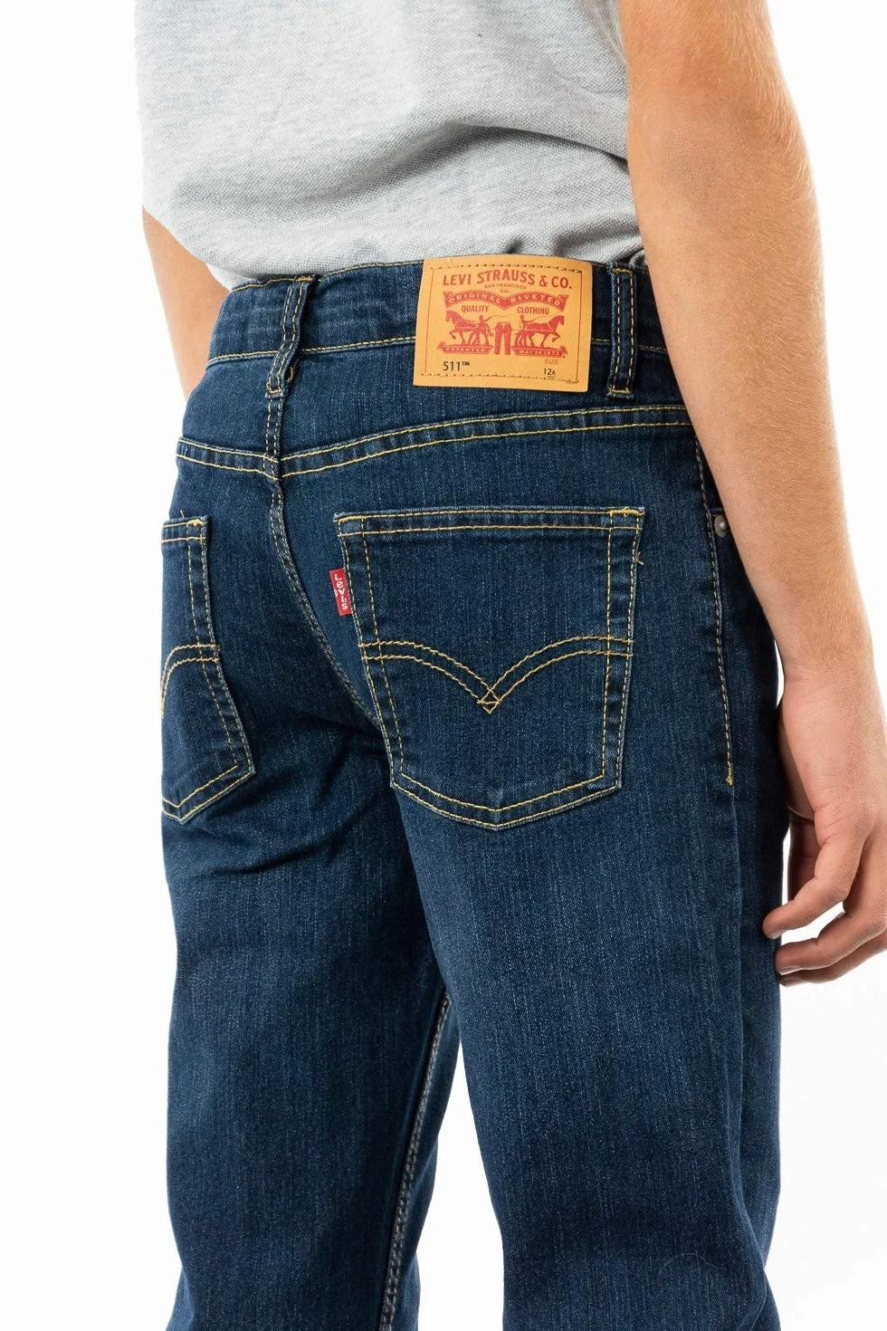 Levi's 511 obcisłe dżinsy chłopięce Rushmore 12 lat