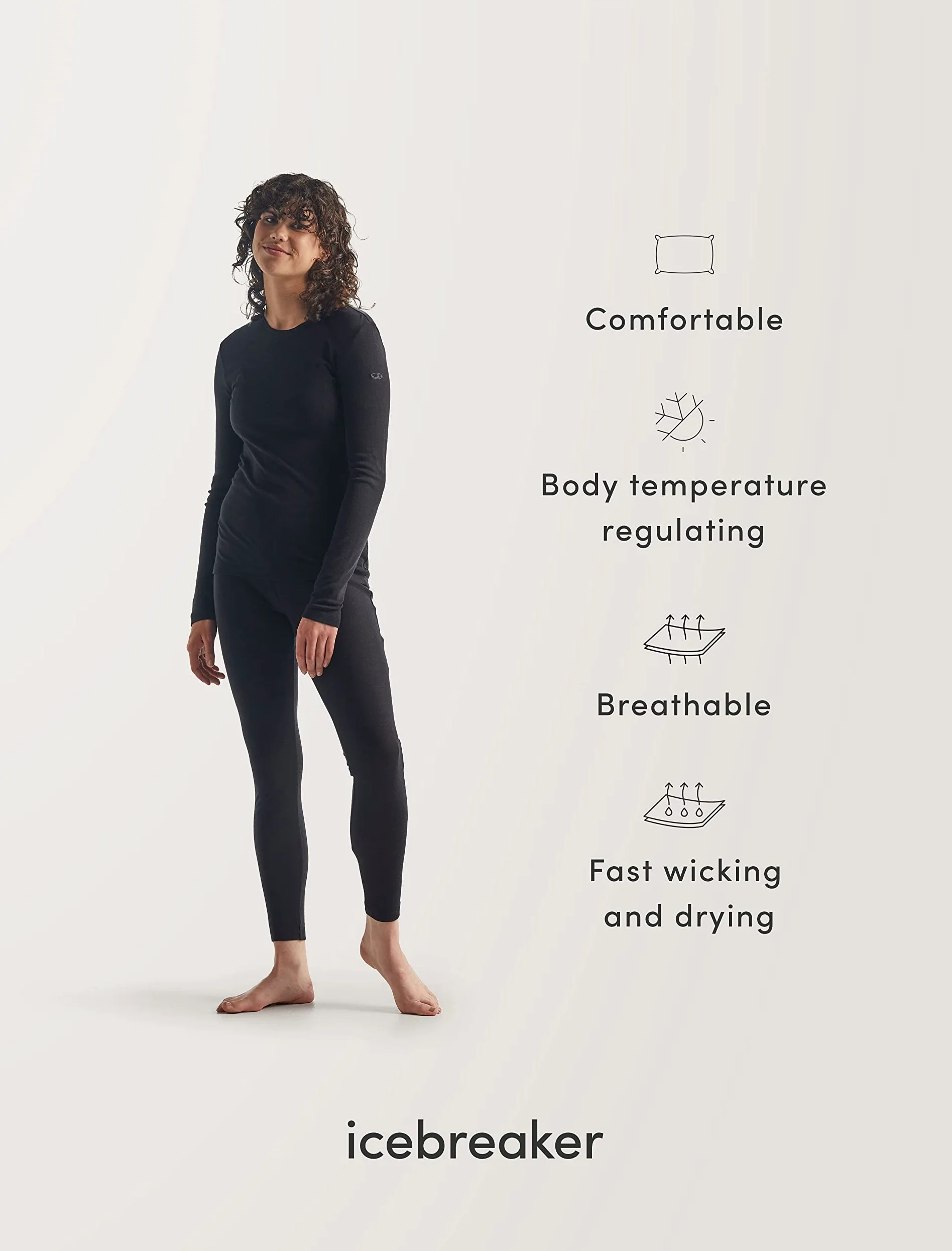 Icebreaker Damskie legginsy WMNS 260 Tech