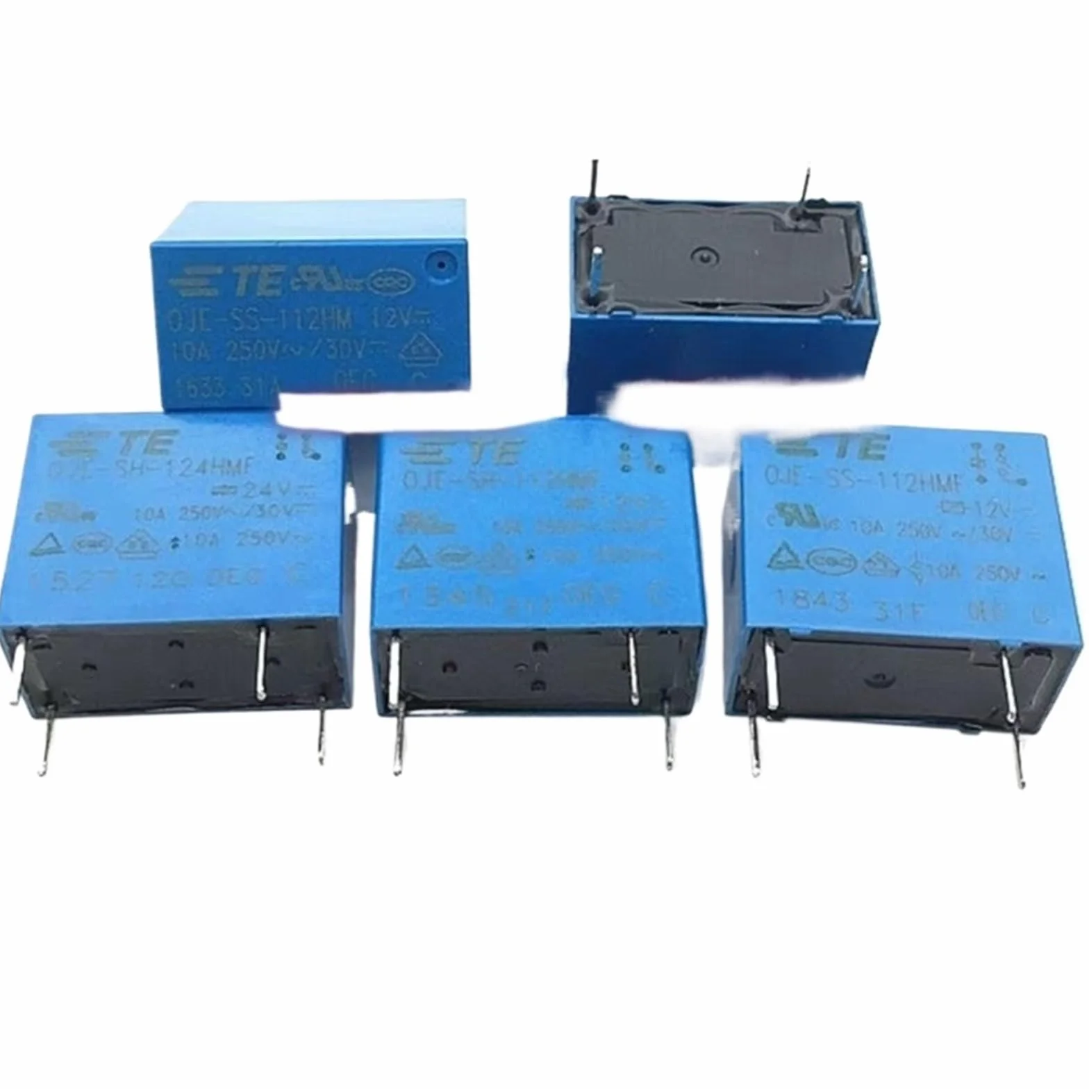 10 sztuk/partia przekaźnik OJE-SH-112HMF 12VDC10A OJE-SS 124HMF Zestaw normalnie otwartych 124 HM (SH 124HMF 24V 10A)