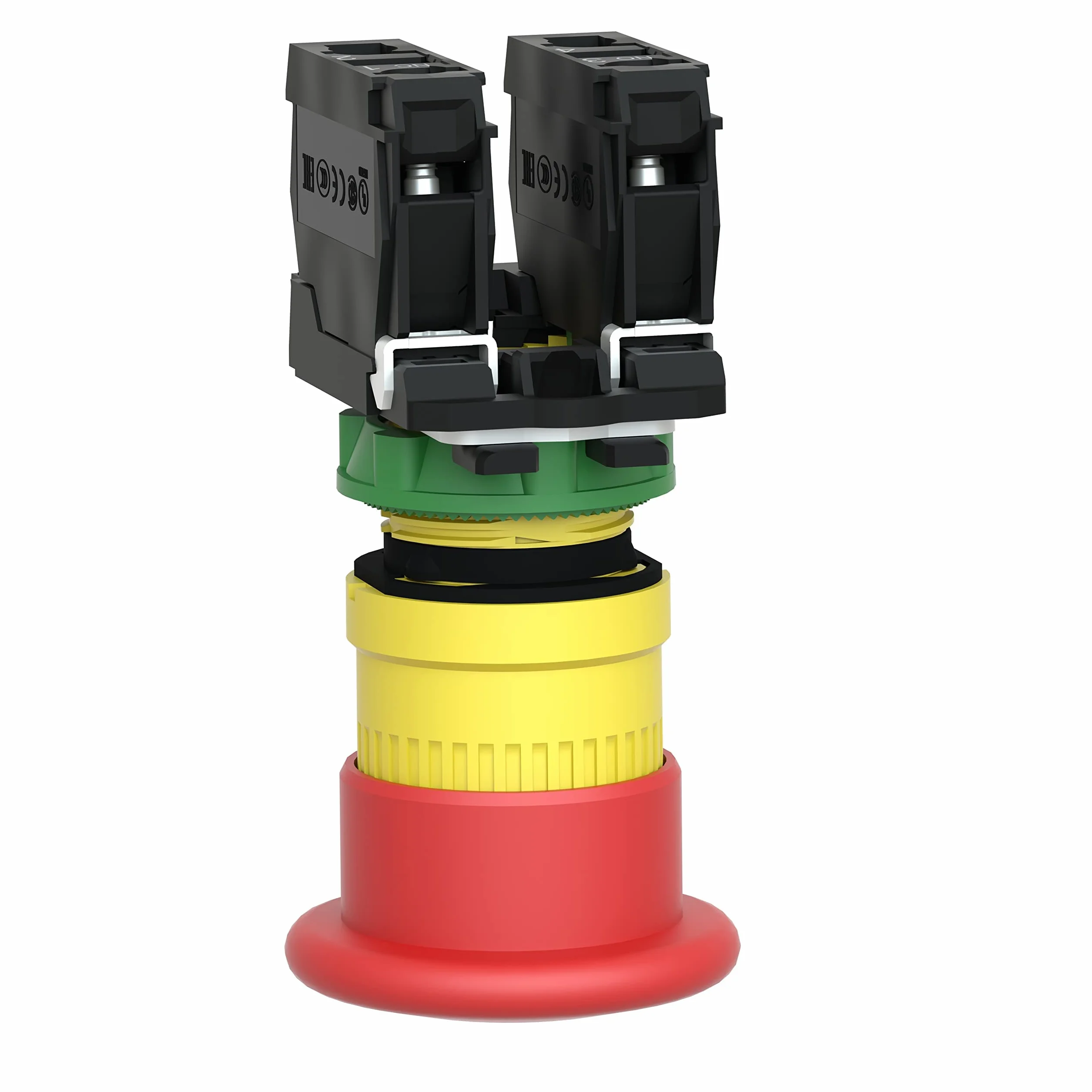 Schneider Electric Harmony XB5 Przycisk Stop Awaryjny40 Czerwony Plastikowy