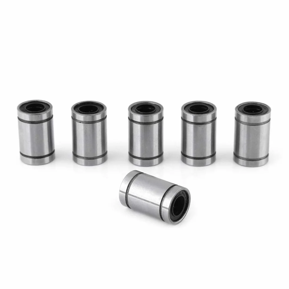 Łożysko liniowe LM8UU, 12 sztuk 8 mm, łożysko tulejowe, 8 x 15 x 24 mm, łożysko kulkowe tulejowe, do części CNC do drukarki 3D
