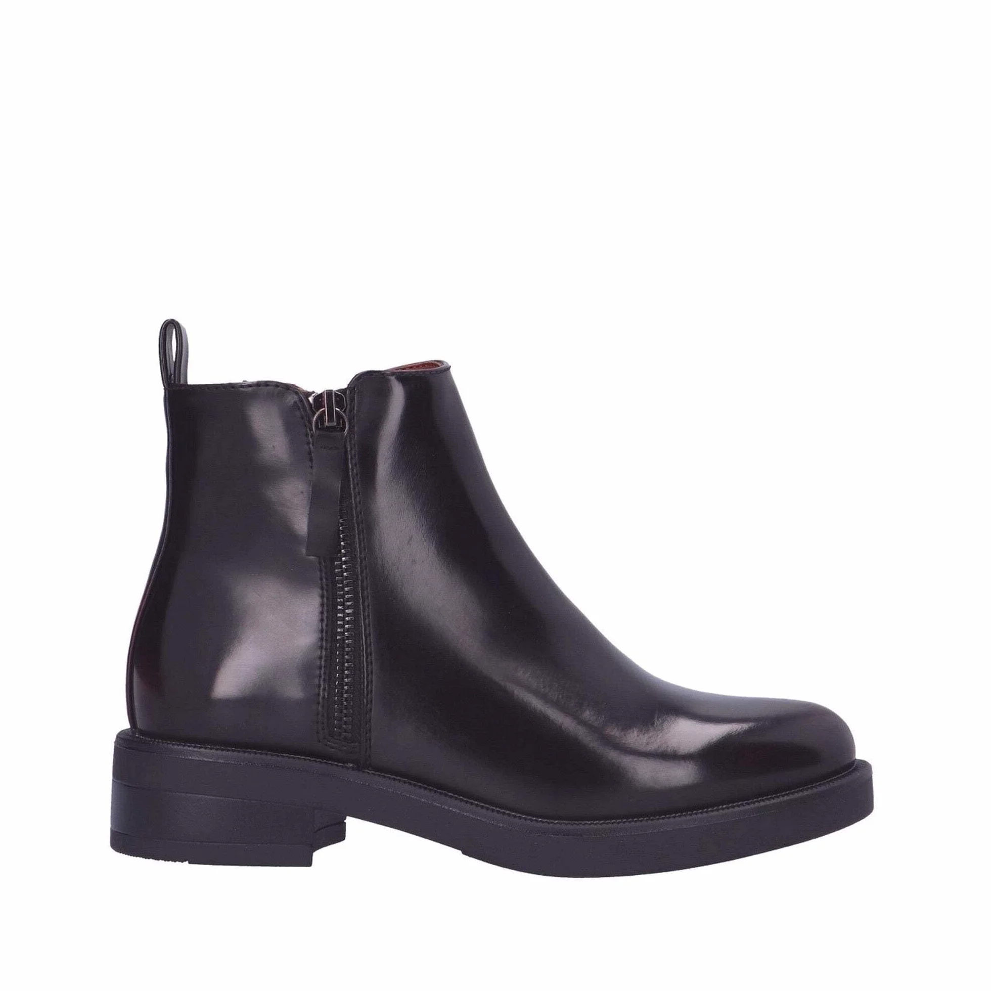 Kawa czarna C1EA9704, Bordowy, 37 EU